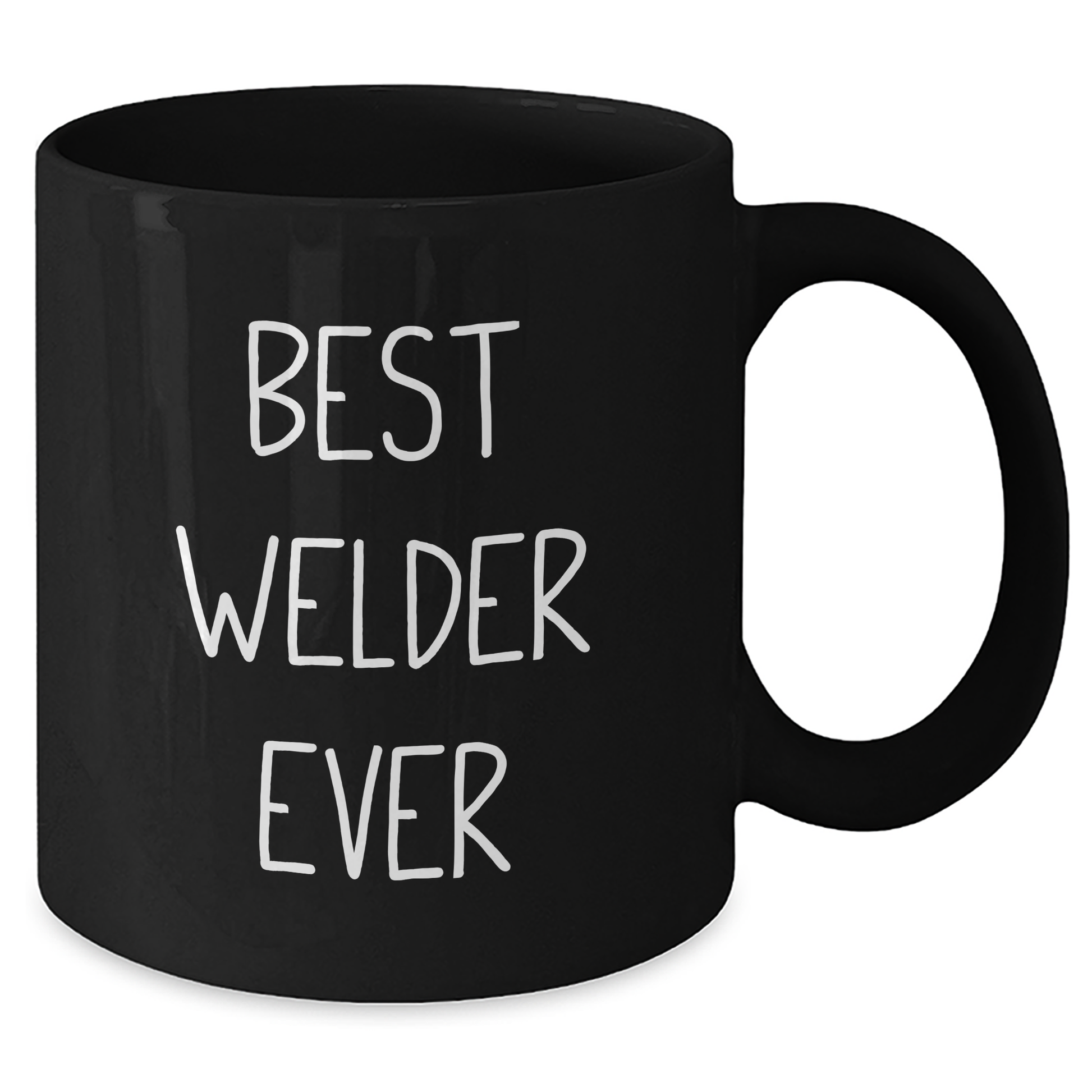 Welder Gifts from Friends, Funny 'Best Welder Ever' Black Coffee Mug for Graduation - Additional