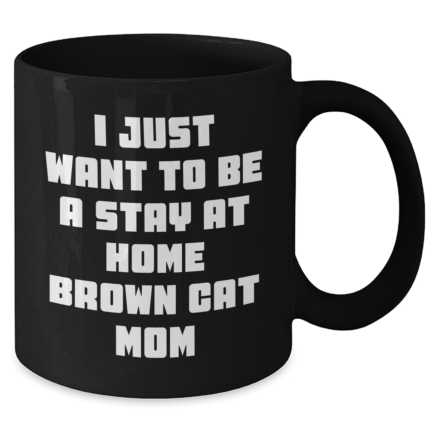 Funny Brown Cat Mom Graduation Gift Ideas for Her from Family, Friends, and Coworkers - Brown Cat Lover Mug - Additional