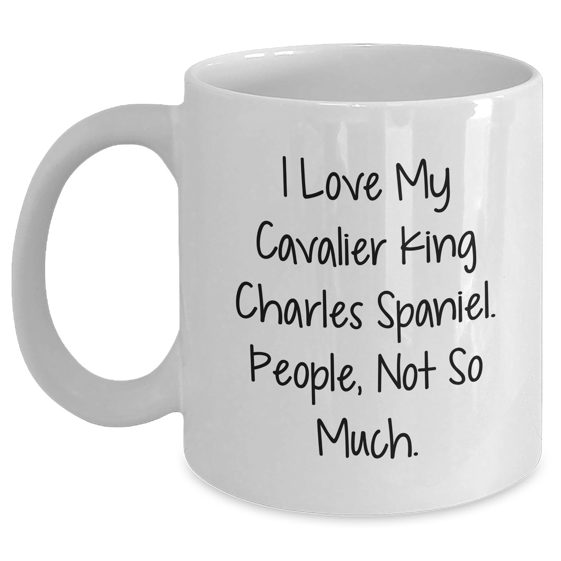 Cavalier King Charles Spaniel Dog Lover Gifts from Family, Friends to Graduation Unique White Coffee Mugs - Main