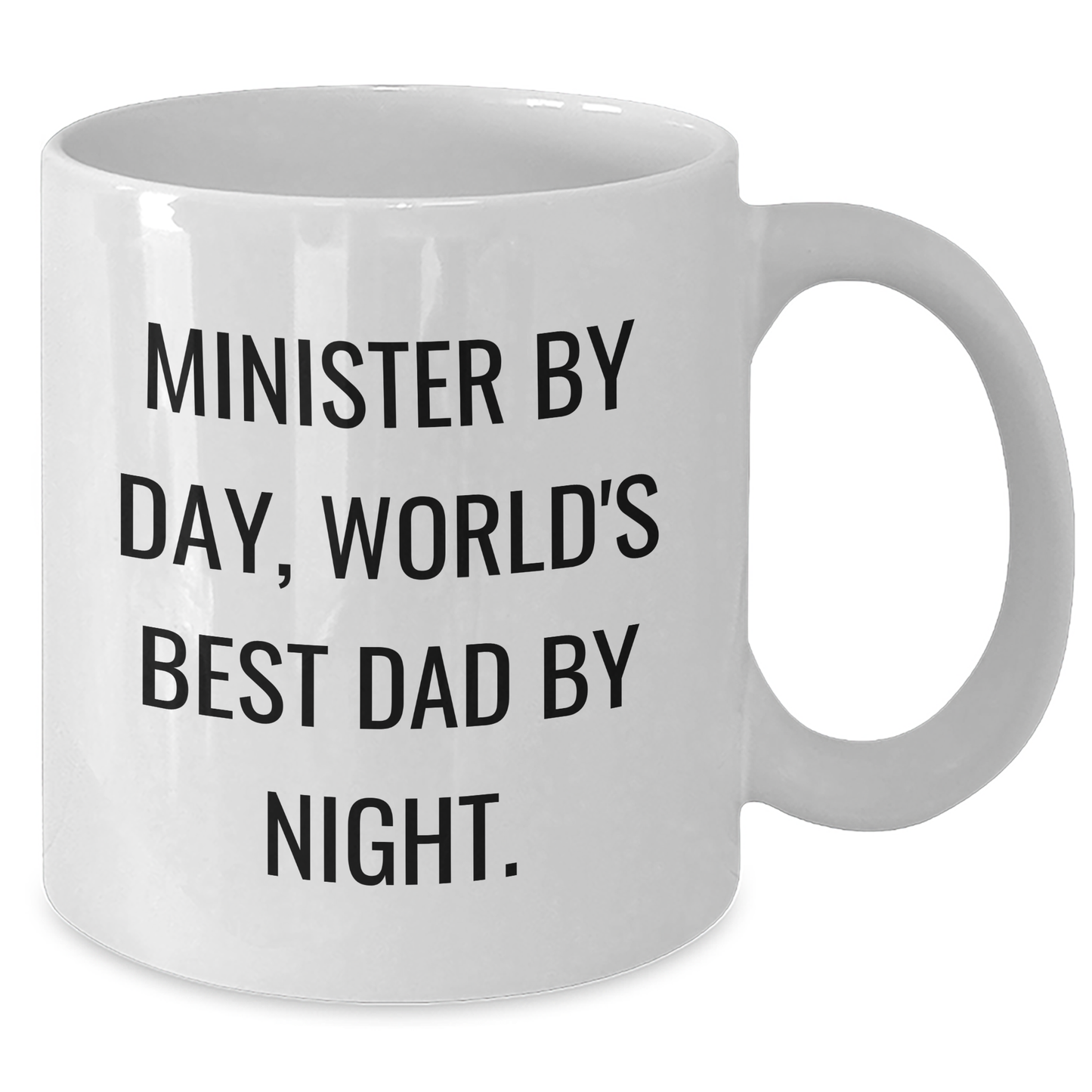 Minister Gifts, Funny White Coffee Mug, Father's Day Unique Gifts from Men to Minister - Additional