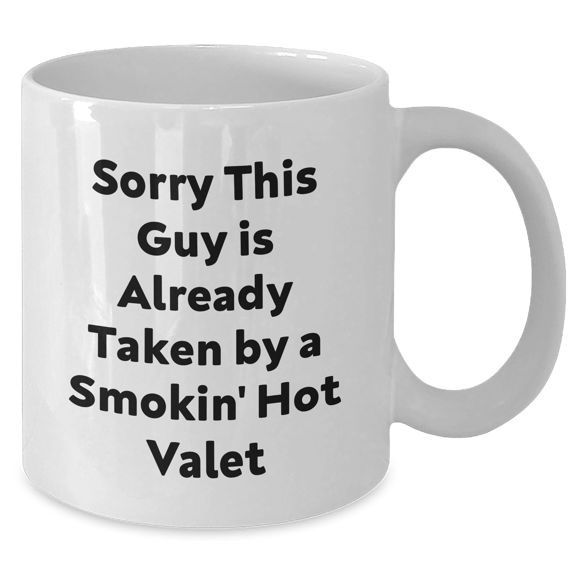 Valet Humor White Coffee Mug, Funny Quote Gifts from Friends for Father's Day, Gifts for Men, Unique Mugs for Him - Additional