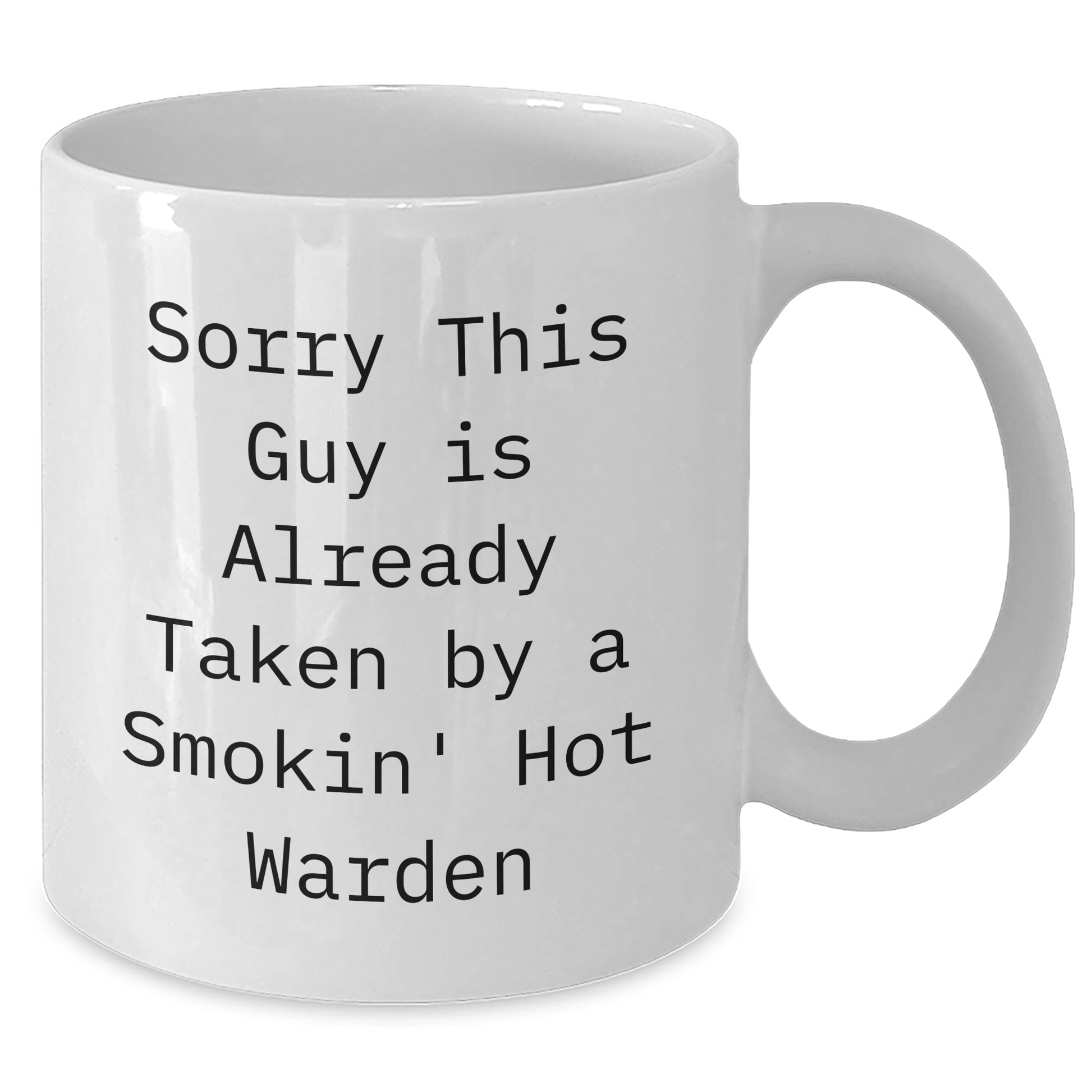 Warden's Favorite White Coffee Mug, Funny Quotes for Dad's Special Day, Gifts from Friends for Warden, 11oz or 15oz Capacity, Microwave and Dishwasher Safe - Additional