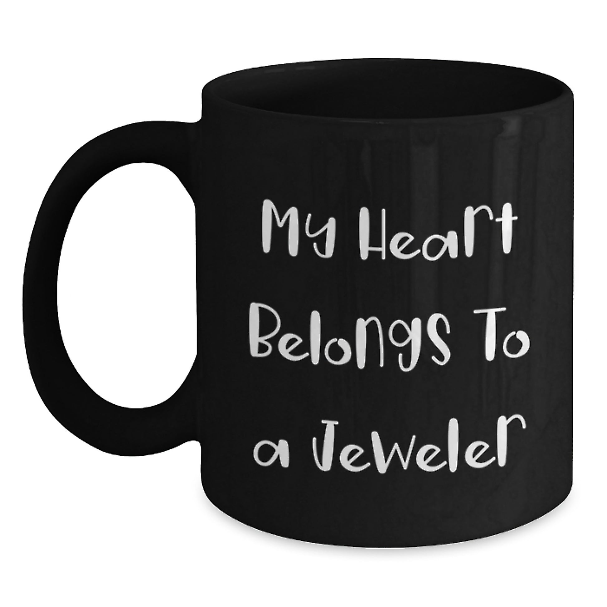 Funny Jeweler Gifts from Family for Jeweler's Graduation Unique Black Coffee Mug - Main