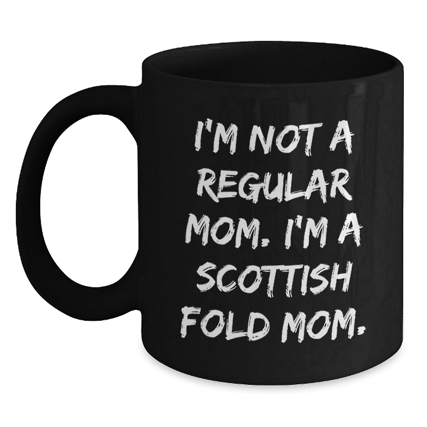 Funny Scottish Fold Cat Mom Gifts from Mom to Scottish Fold Cat Lovers, Inspirational Graduation Unique Gifts for Her, Him, Friends, Family - Main