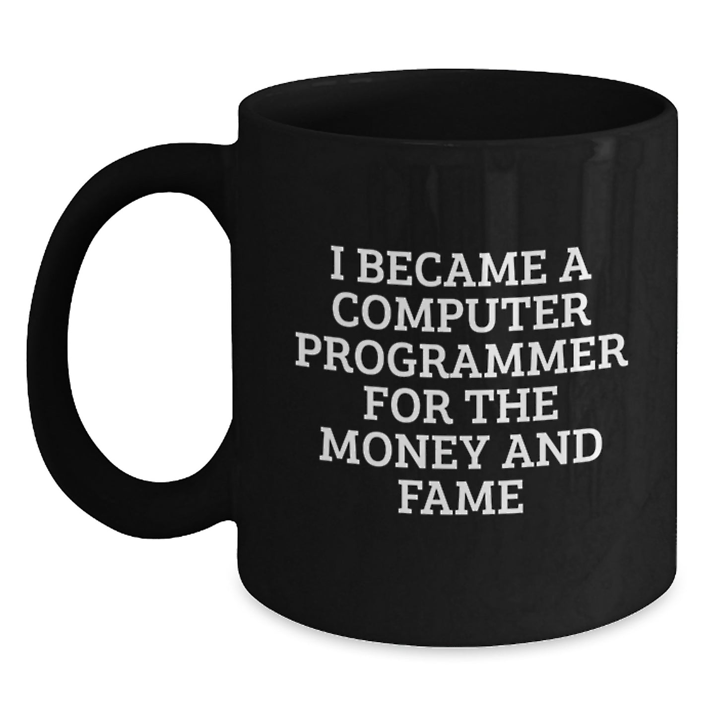 Funny Computer Programmer Gifts for Men from Friends Birthday Quote Black Coffee Mug, Perfect for Coworkers, Family - Main