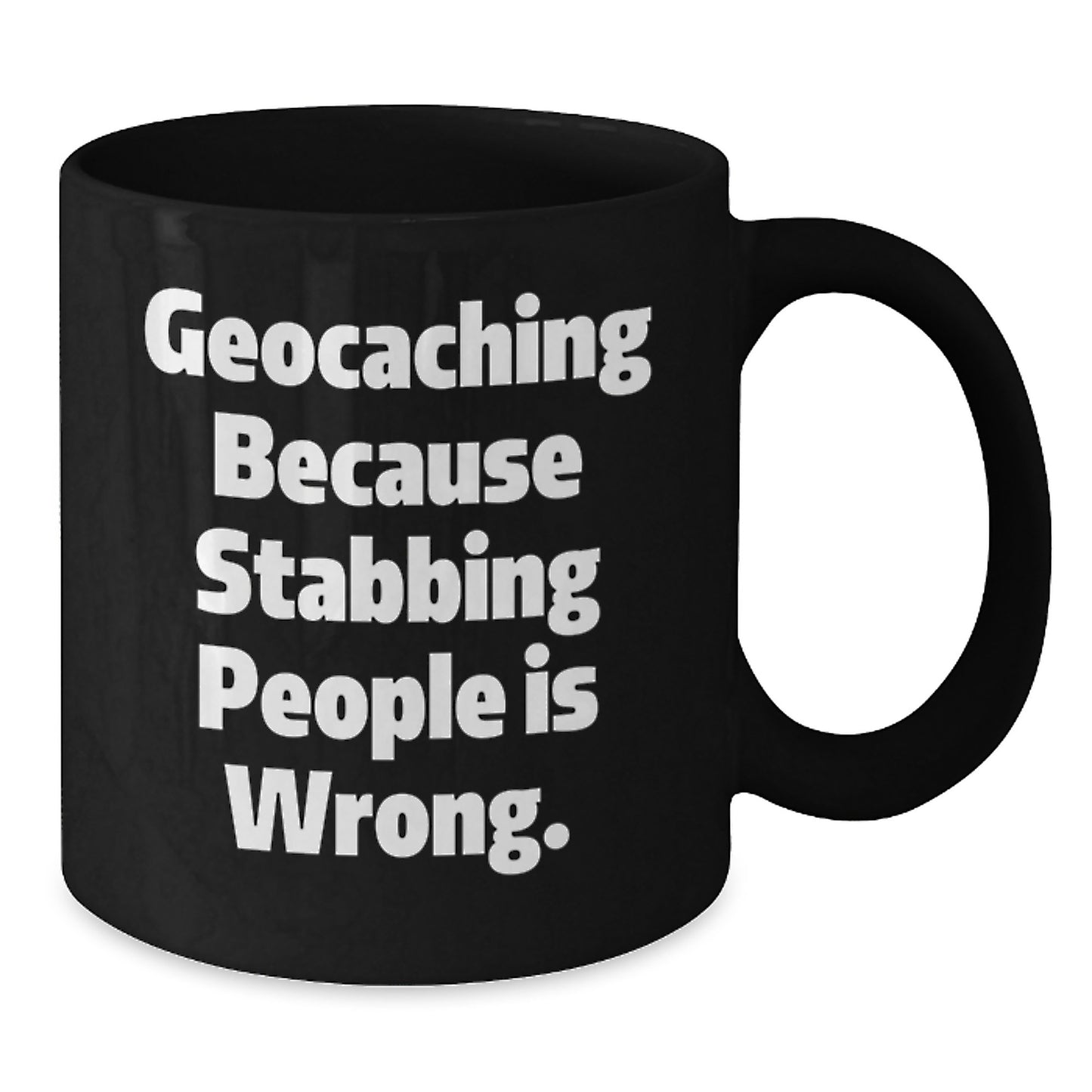 Geocaching Fun Mugs Gifts from Family to Geocaching Enthusiasts, Funny Quote, Black Coffee Mug, Perfect Graduation Unique Gifts - Additional