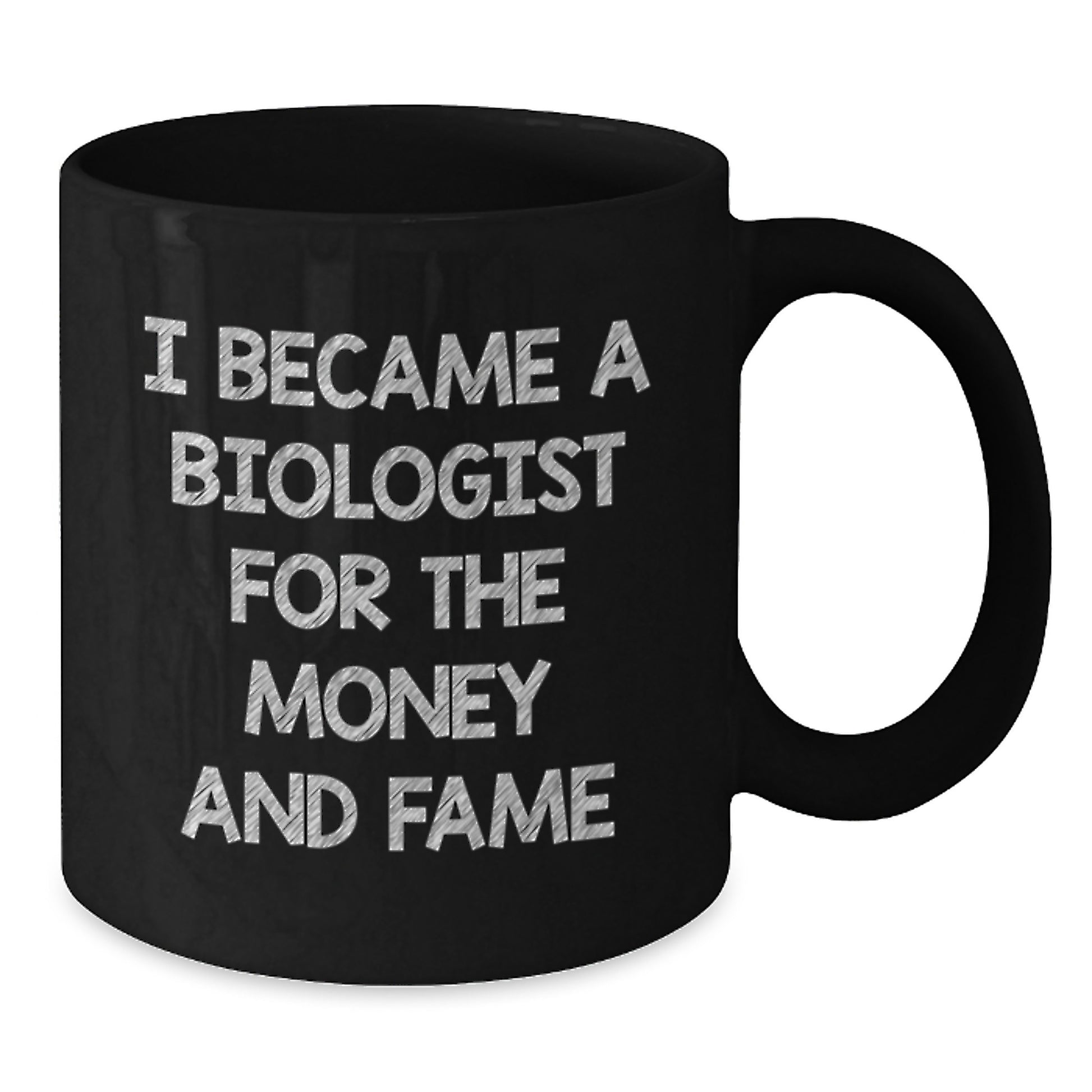 Biologist Quotes Funny Gifts for Men from Coworkers, Unique Black Coffee Mug for Graduation - Additional