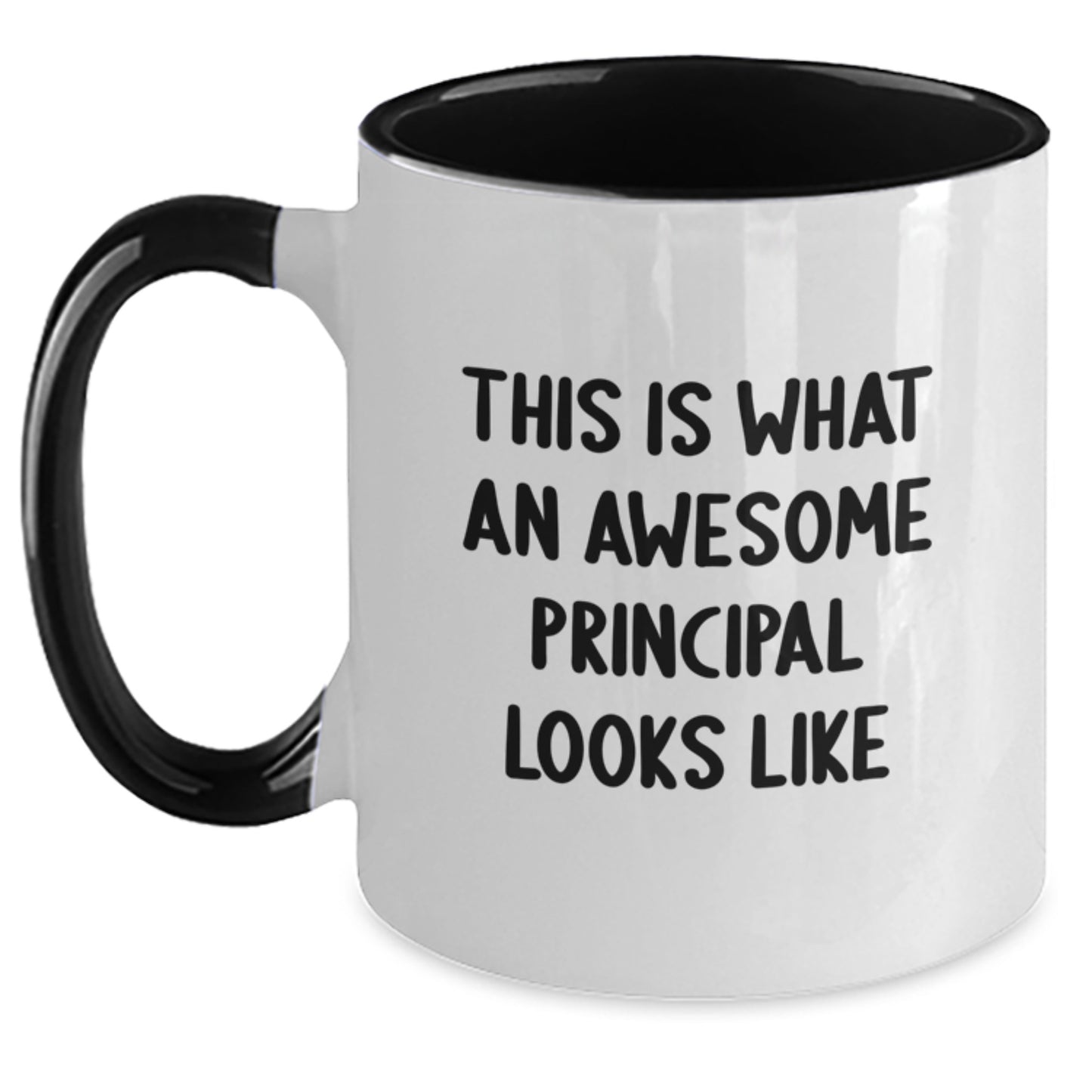 Funny Principal Gifts from Men to Principal, Two Tone Coffee Mug for Graduation, This Is What An Awesome Principal Looks Like - Main
