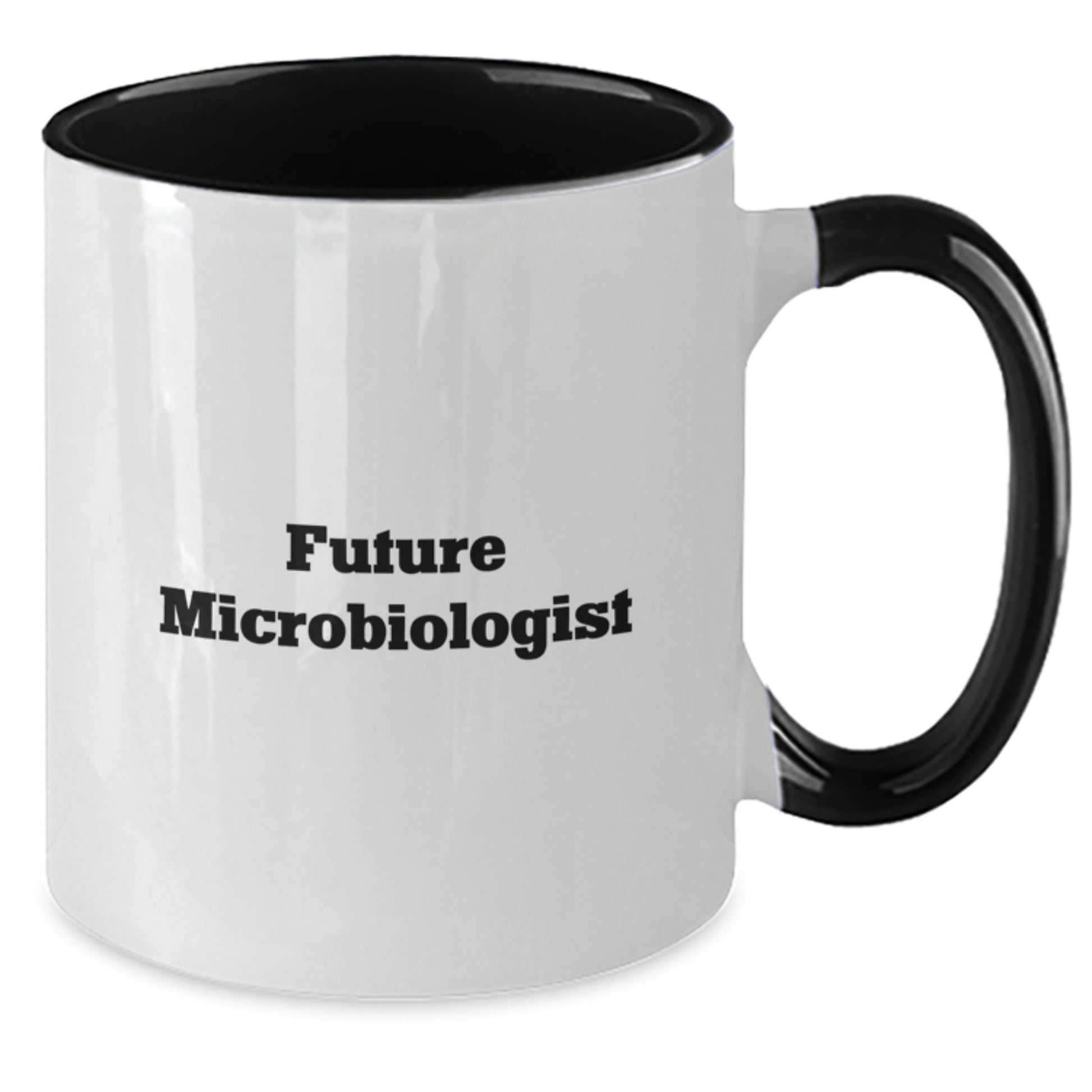 Funny Future Microbiologist Gifts from Family, Friends, or Coworkers - Inspiring Two-Tone Coffee Mug for Birthday - Additional