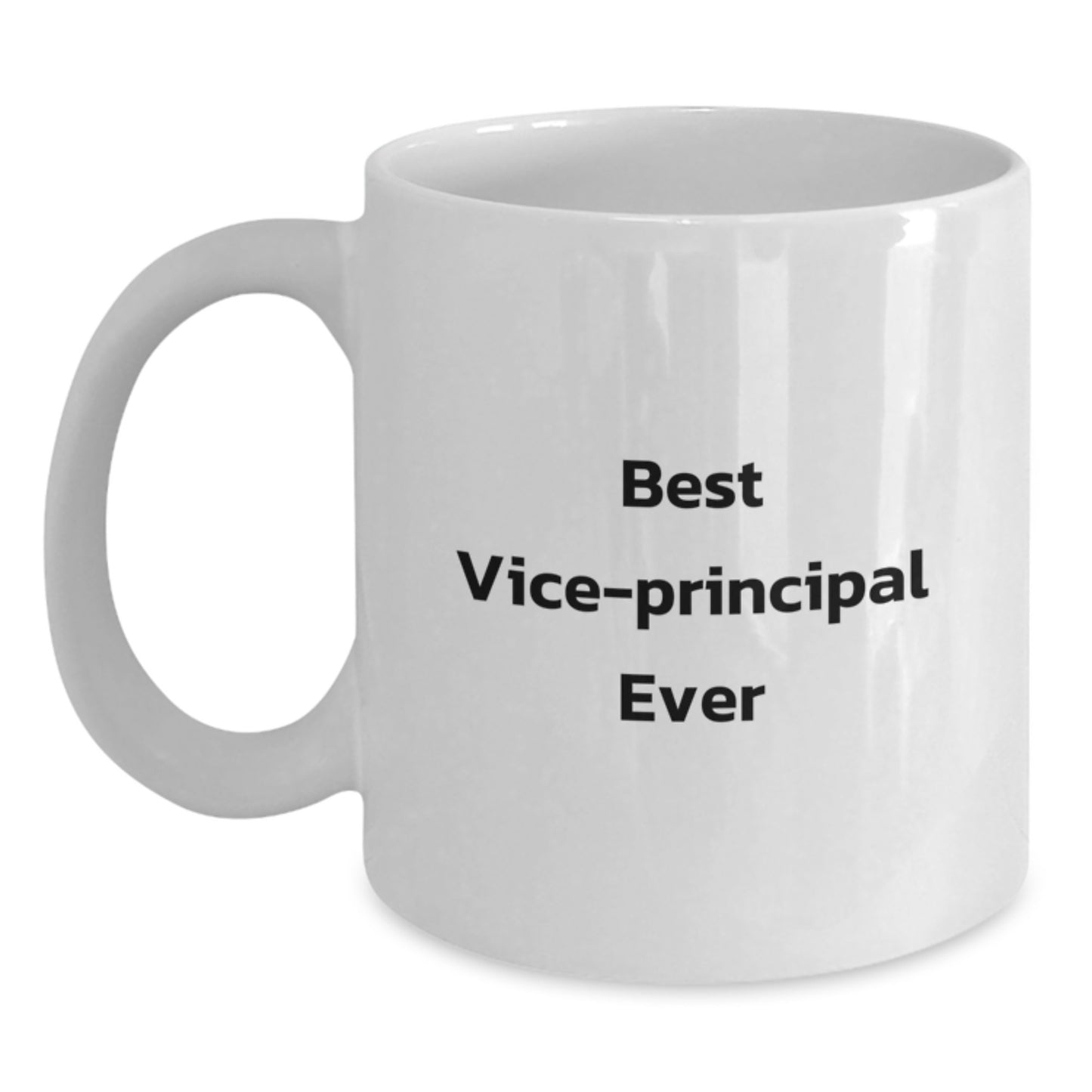 Funny Vice-Principal Gifts from Friends, White Coffee Mug for Best Vice-Principal Ever, Graduation Unique Gifts - Main