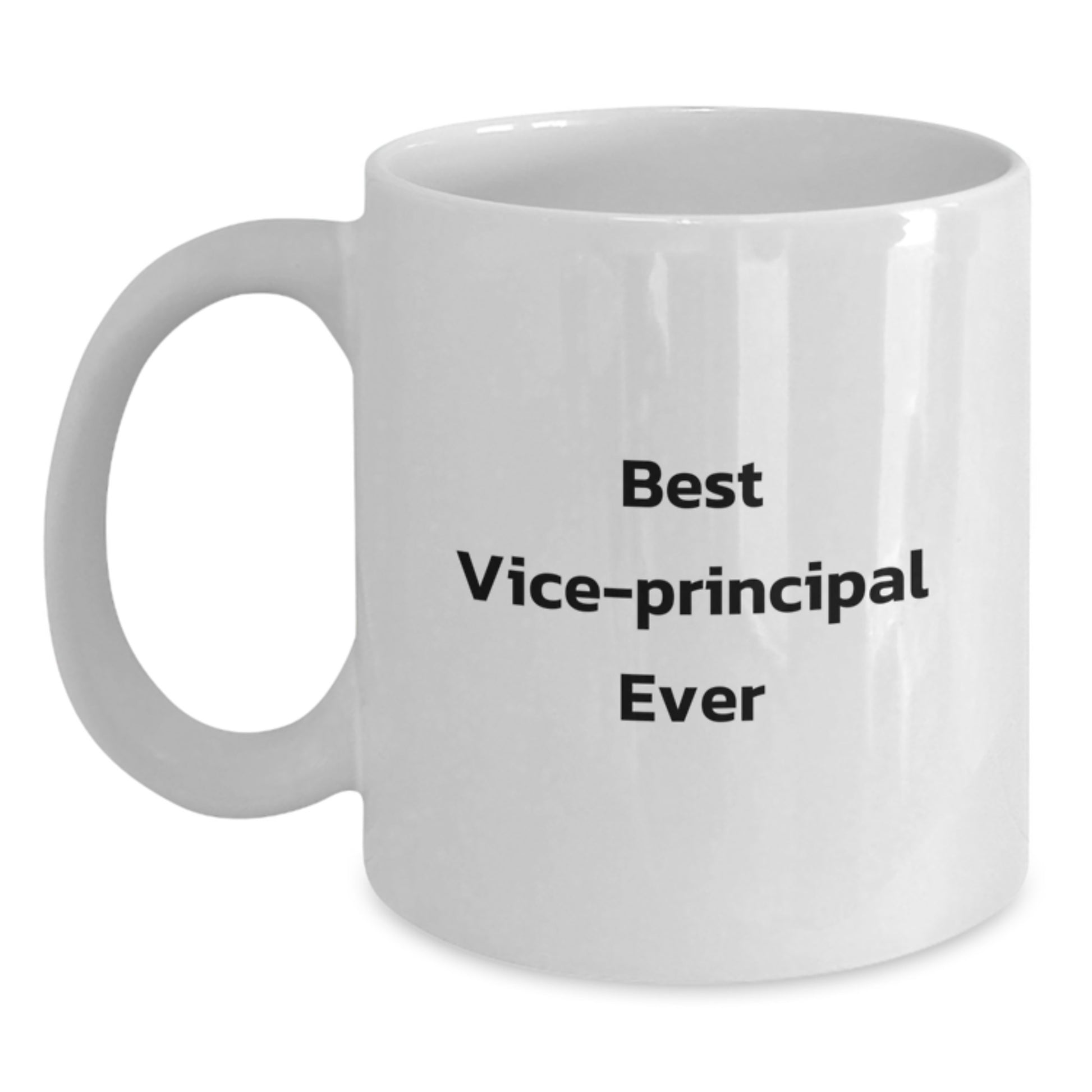 Funny Vice-Principal Gifts from Friends, White Coffee Mug for Best Vice-Principal Ever, Graduation Unique Gifts - Main