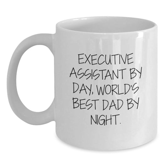 Executive Assistant Humor Gifts from Men, White Coffee Mug for Women, Graduation Unique Gifts - Main