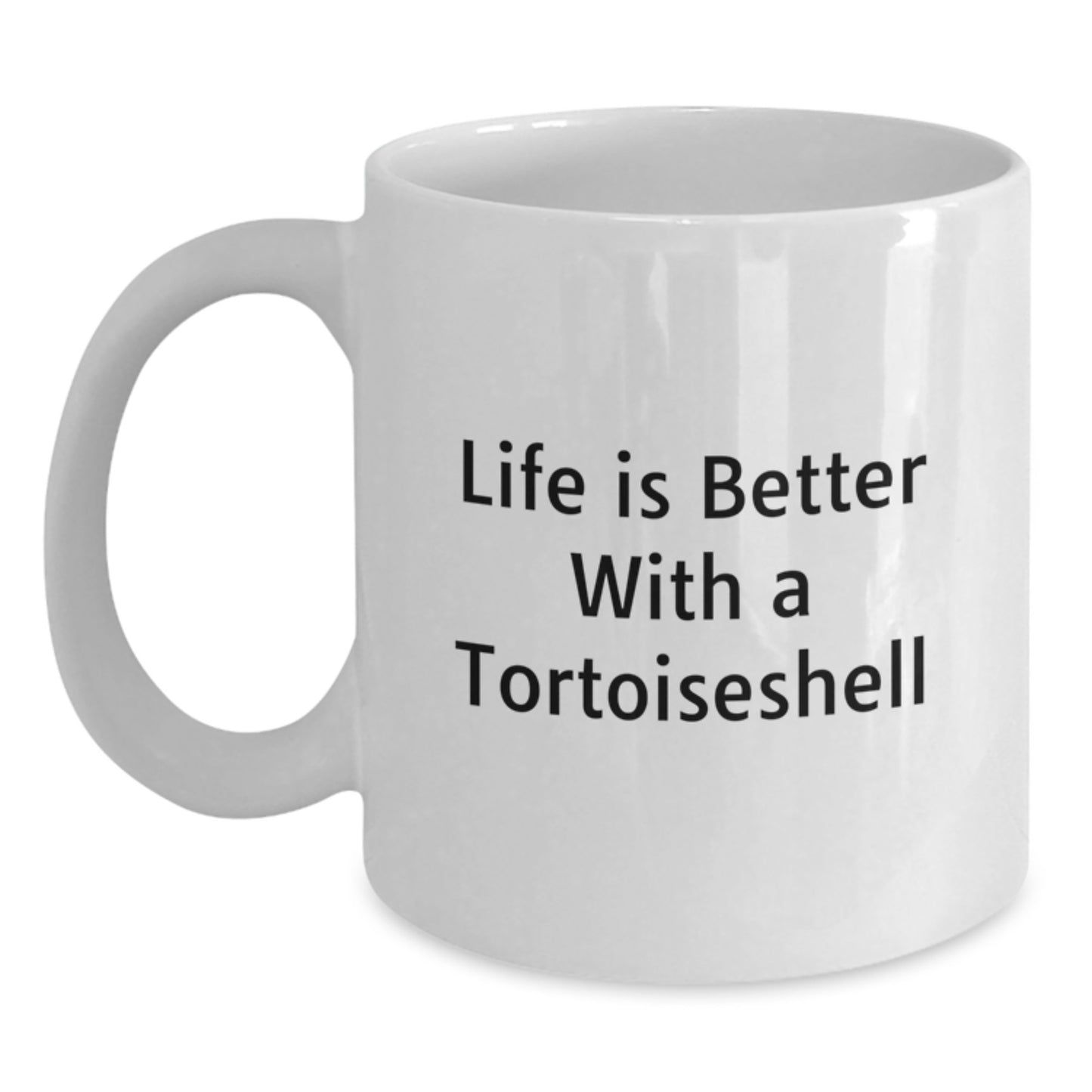 Funny Tortoiseshell Cat Gifts from Friends to Family - White Coffee Mug for Graduation - Main