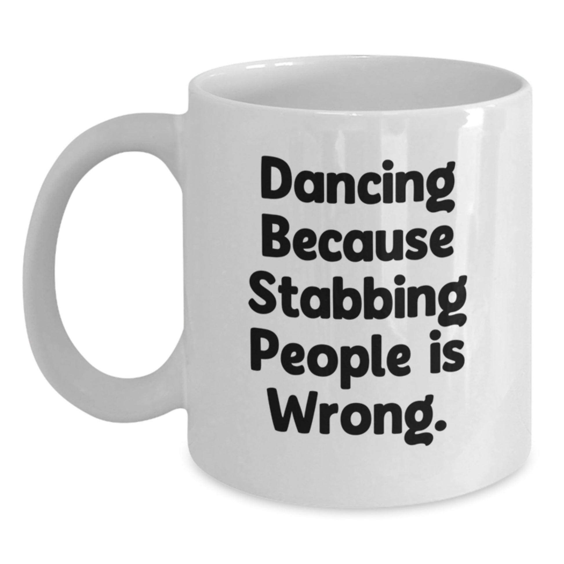 Dancing Enthusiast Gifts, Funny White Coffee Mug for Men, Women, Friends, Coworkers, Family, Graduation Unique Gifts from Dancing Lovers - Main