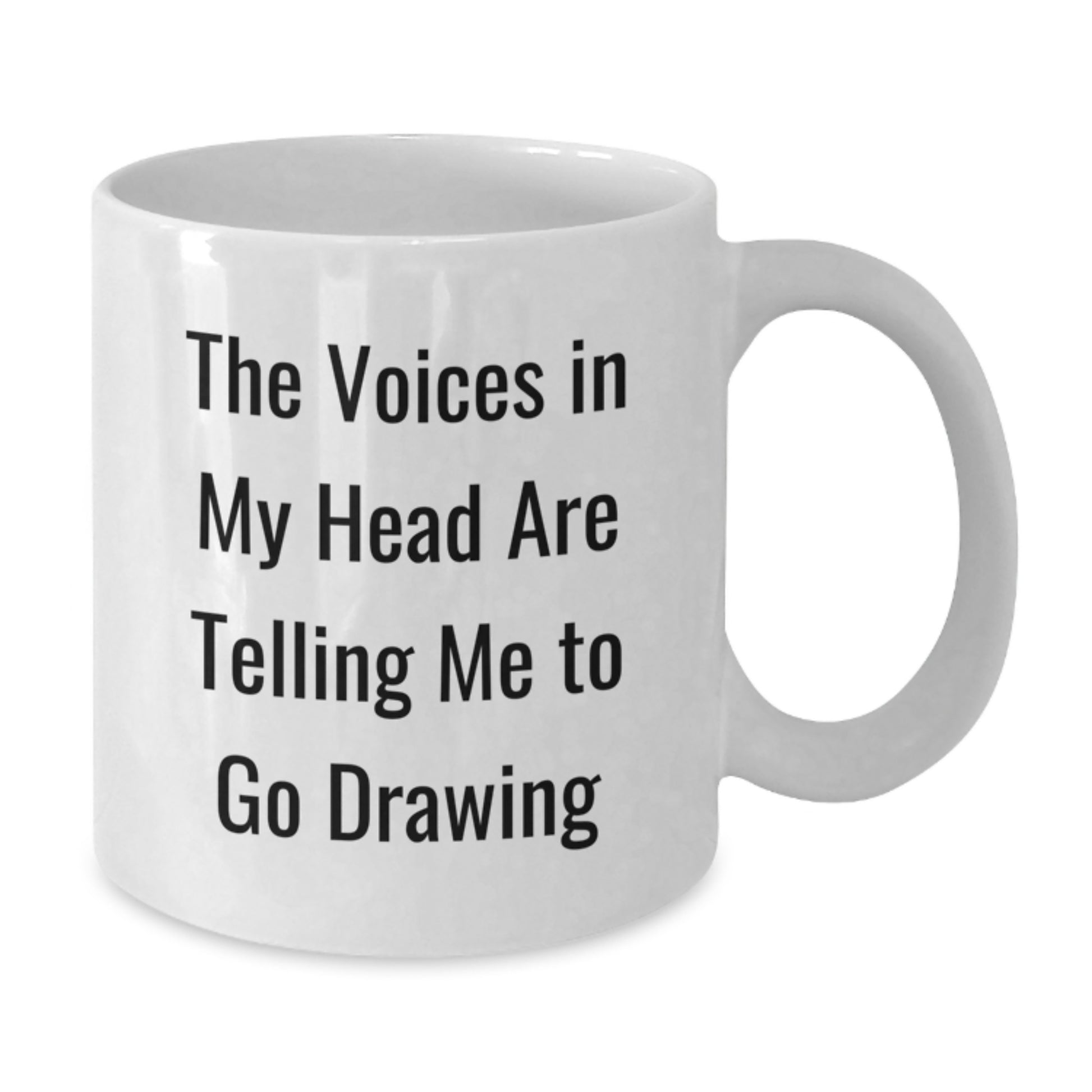 Funny Drawing Gifts for Her from Friends, Cute White Coffee Mug for Graduation - Additional