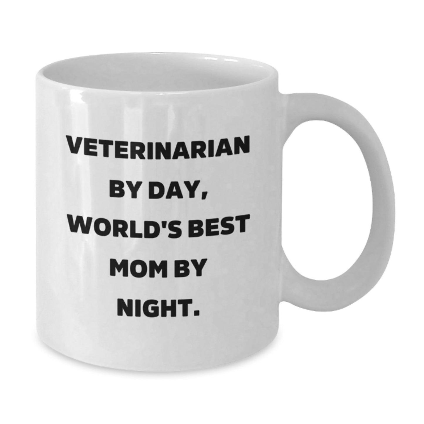Veterinarian Gifts, Funny Quote, White Coffee Mug, Graduation Unique Gifts from Mom, Gifts for Veterinarian - Additional
