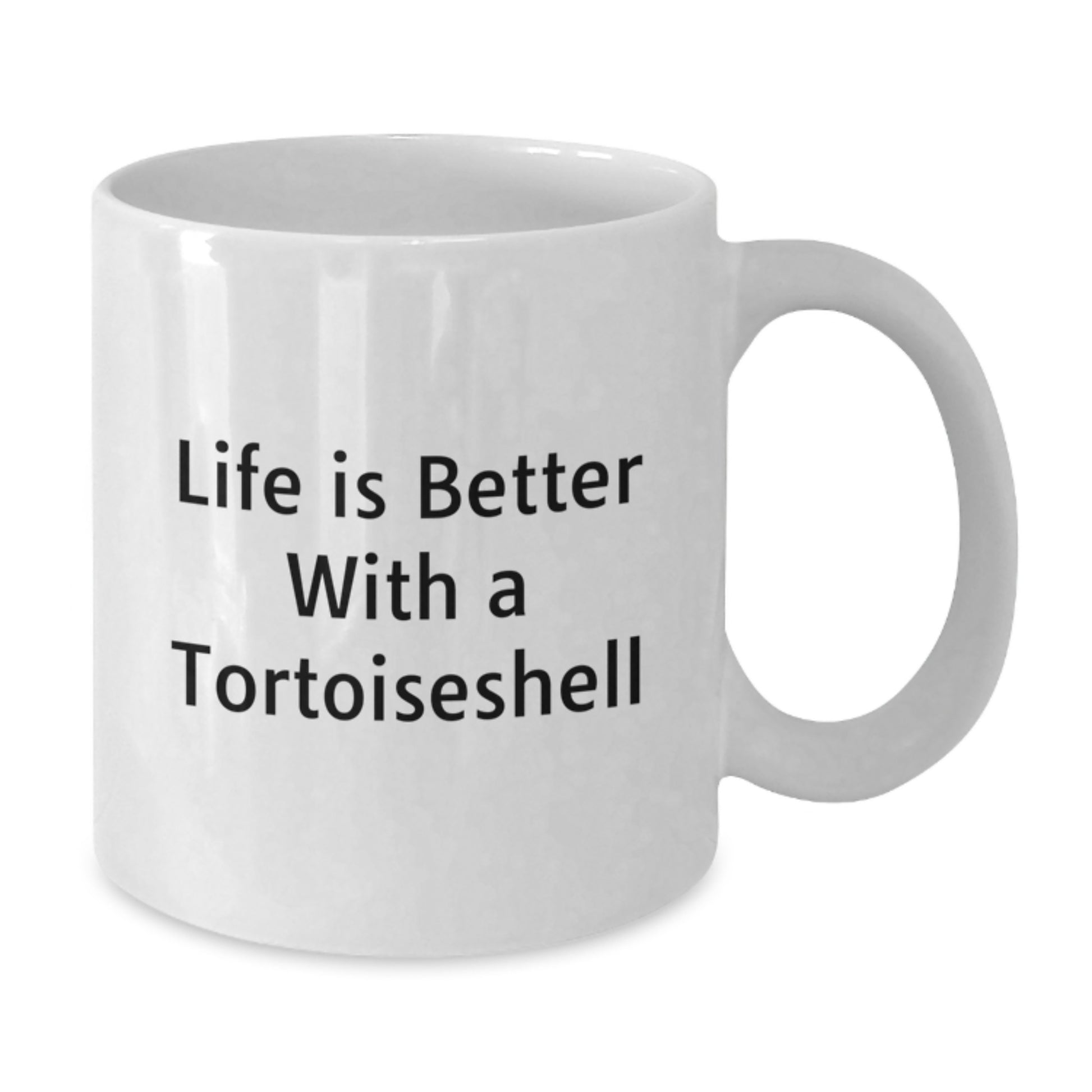 Funny Tortoiseshell Cat Gifts from Friends to Family - White Coffee Mug for Graduation - Additional