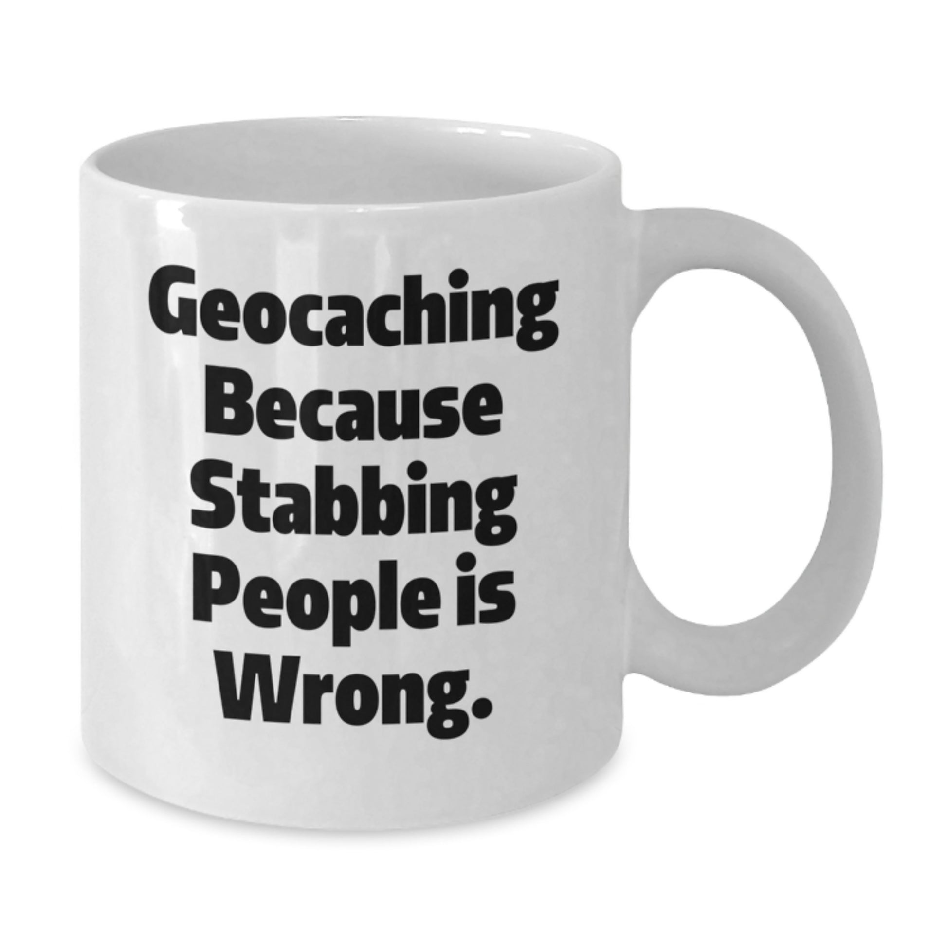 Geocaching Enthusiast Gifts, Funny Quote White Coffee Mug, Perfect for Graduation, Gifts from Men, for Geocaching Friends, Unique White Coffee Mug - Additional
