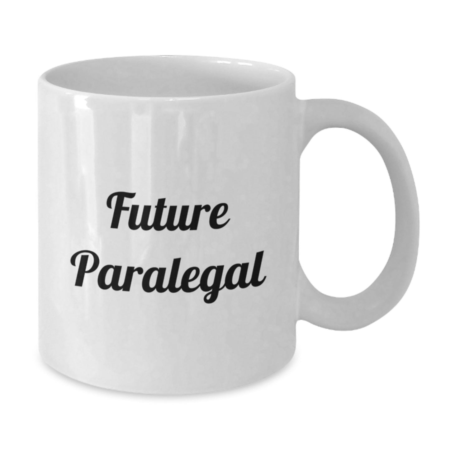 Funny Future Paralegal Birthday Unique Gifts from Friends White Coffee Mug, 'You're going to be a rockstar!' - Additional