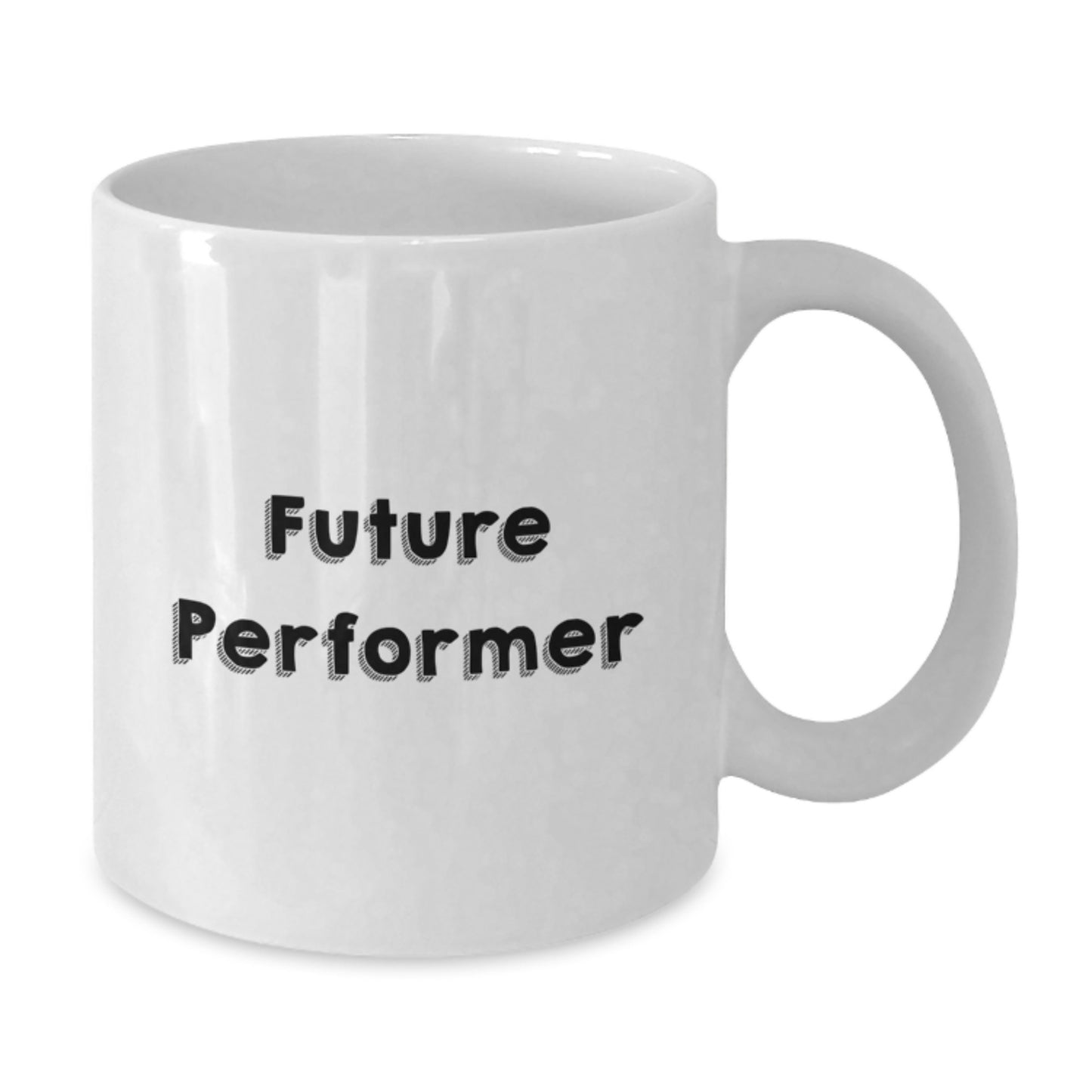 Funny Future Performer White Coffee Mug Gifts from Friends for Birthday, 'You're a Shining Star' - Additional