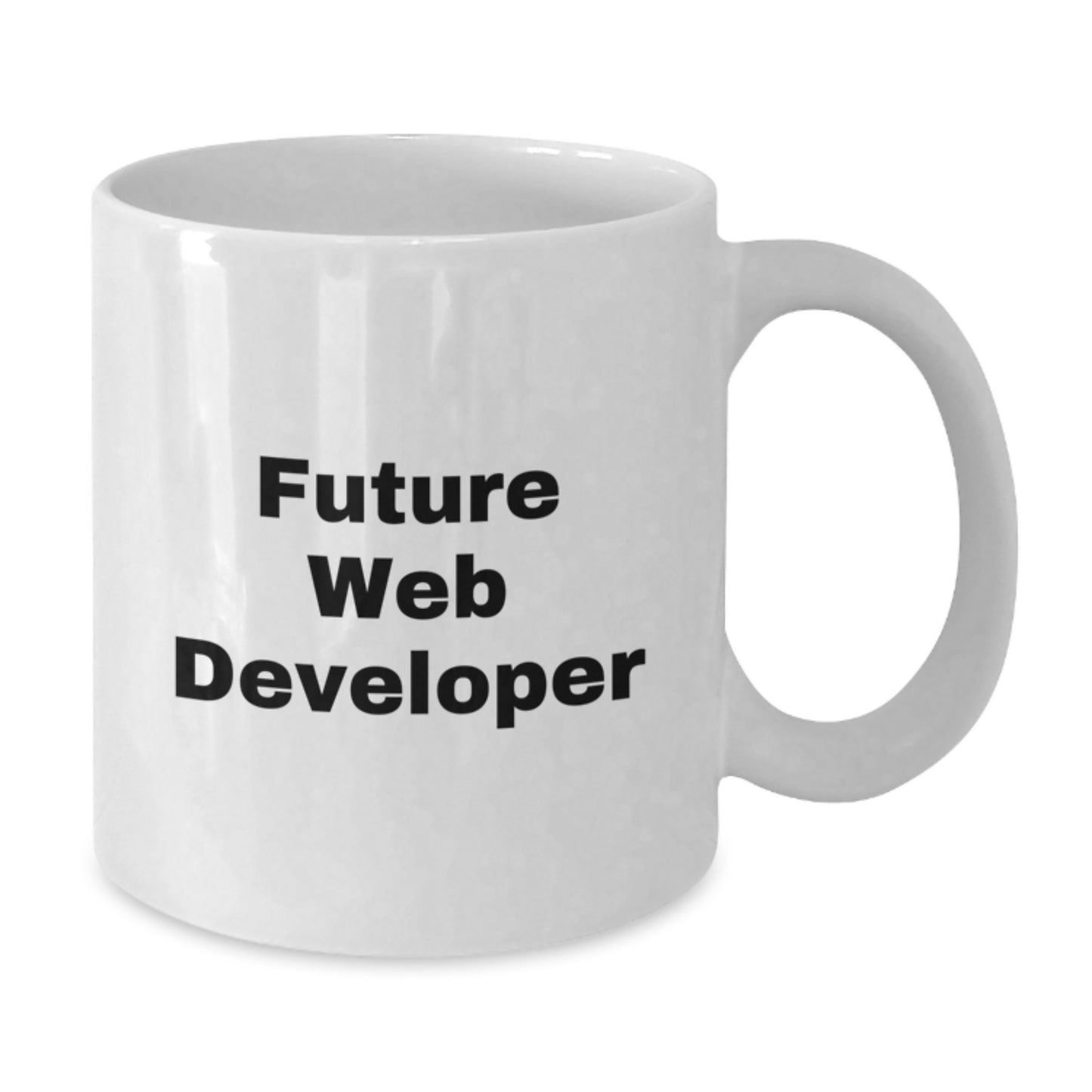 Funny Web Developer Birthday Unique Gifts from Friends for Future Web Developer, White Coffee Mug - Additional