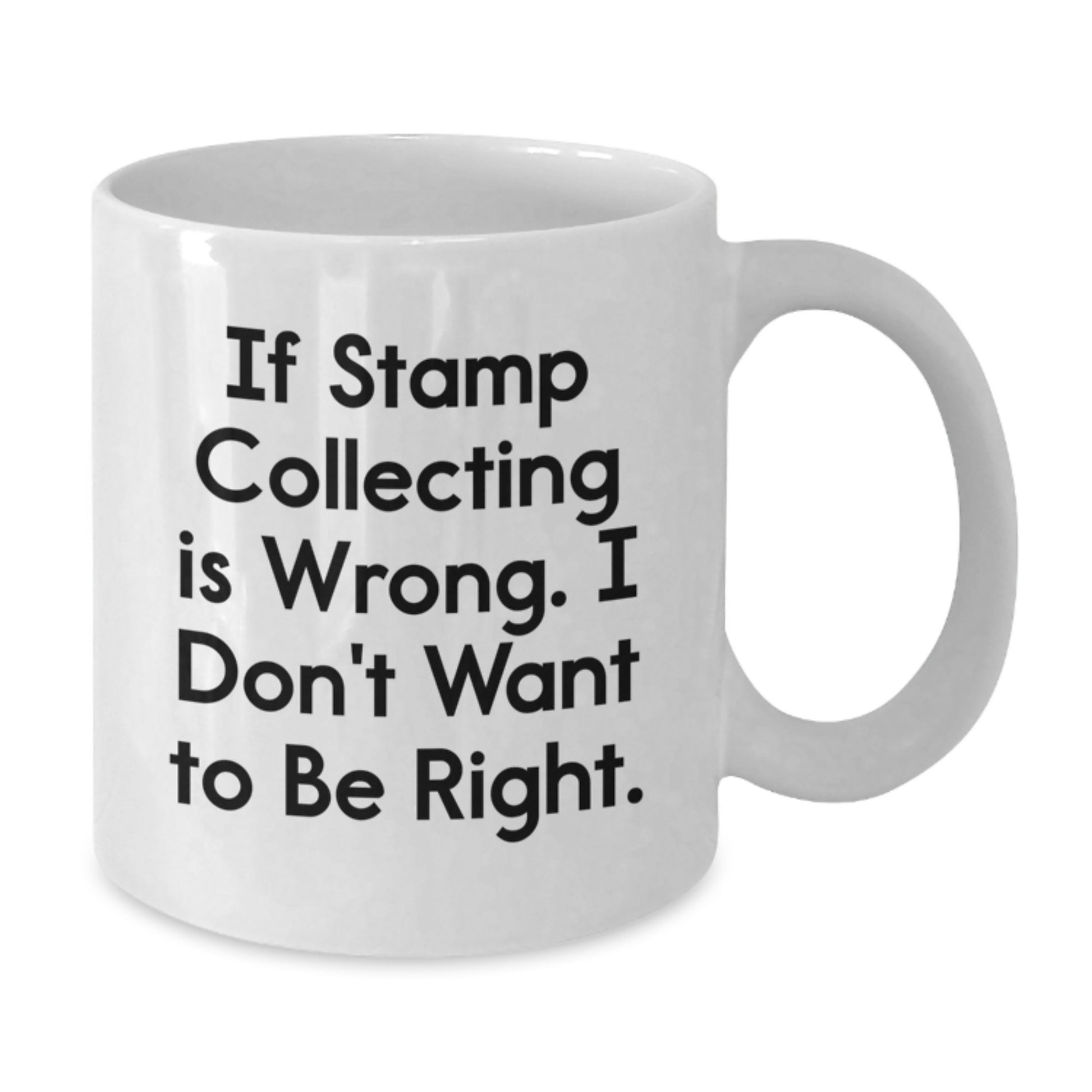 Funny Stamp Collecting Mug for Stamp Enthusiasts, Gifts from Friends or Family, 11oz or 15oz White Coffee Mug - Additional