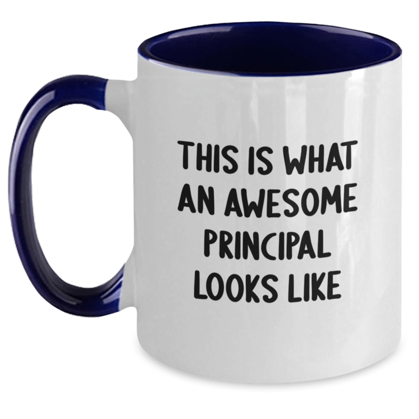 Funny Principal Gifts from Men to Principal, Two Tone Coffee Mug for Graduation, This Is What An Awesome Principal Looks Like - Main