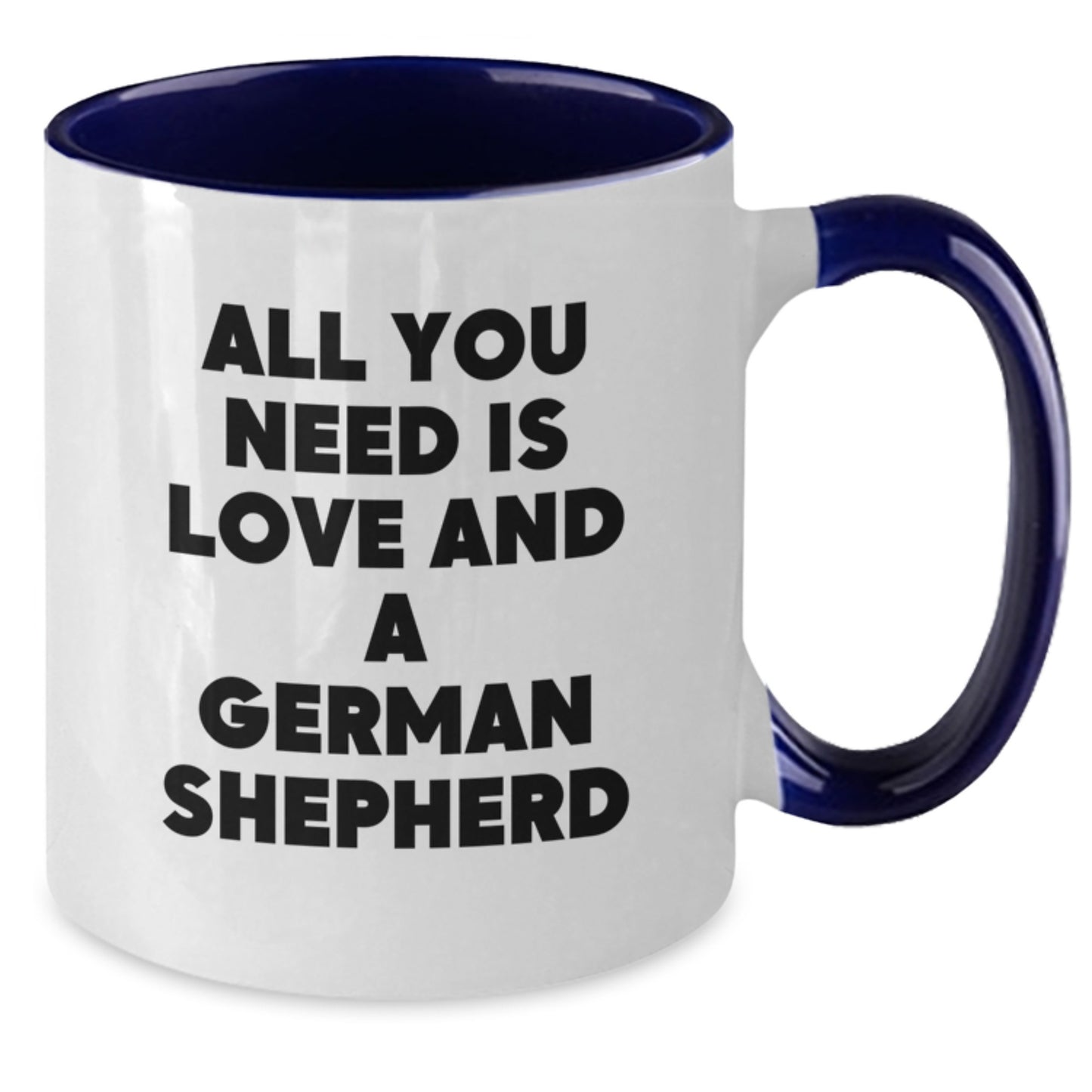 German Shepherd Dog Lover Gifts from Friends, Funny Two Tone Coffee Mug for Him, Her, or Birthday Celebrations with Inspirational Quote, 11oz Ceramic Mug - Additional