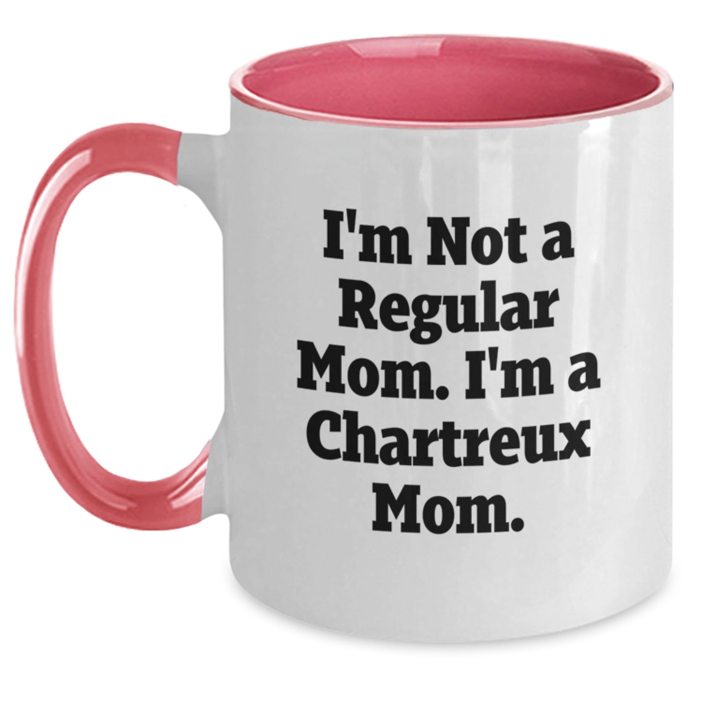 Funny Chartreux Cat Mom Gifts for Graduation - Two Tone Coffee Mug from Mom to Chartreux Cat Lover - Main