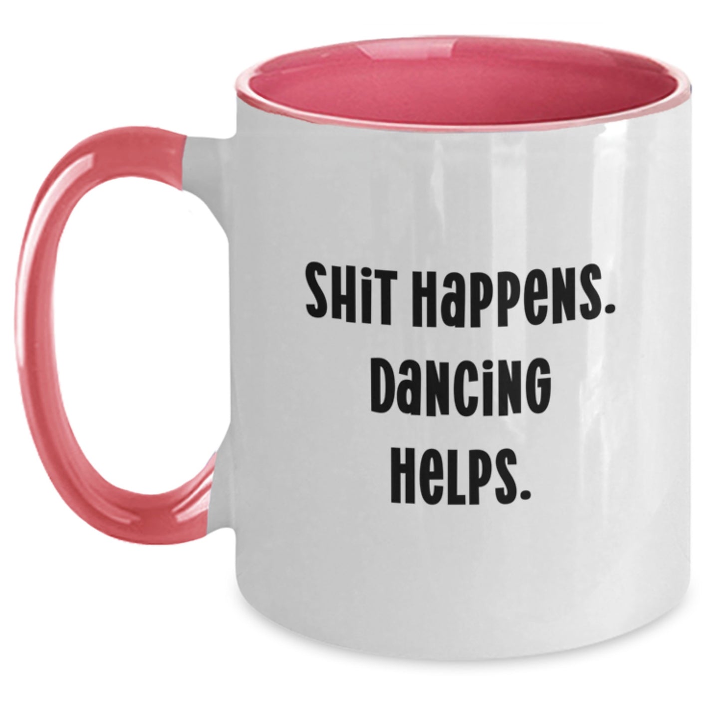 Dancing Gifts from Friends - Funny Two Tone Coffee Mug for Graduation - Main