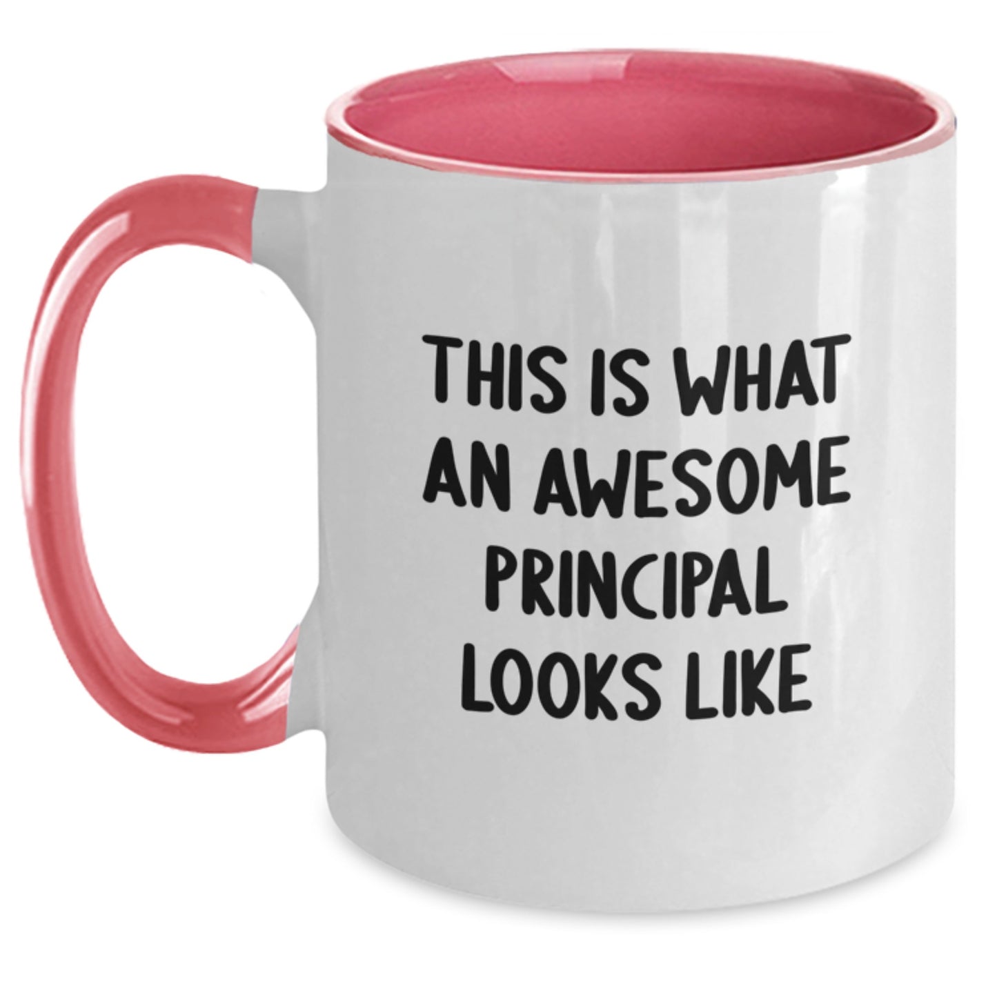 Funny Principal Gifts from Men to Principal, Two Tone Coffee Mug for Graduation, This Is What An Awesome Principal Looks Like - Main