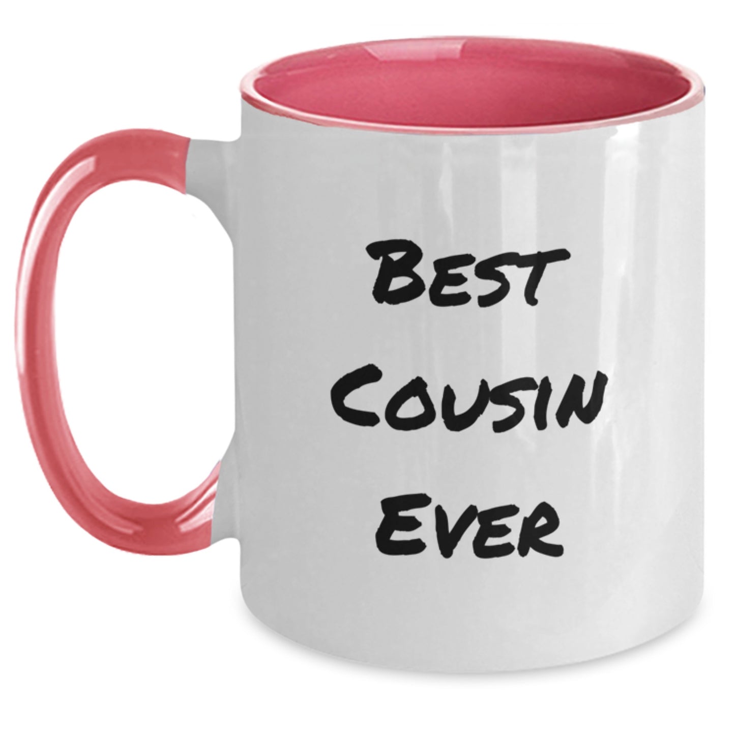 Funny Cousin Gifts from Men - Best Cousin Ever Two Tone Coffee Mug for Birthday, Gifts for Cousin, Funny Cousin Mugs, Birthday Unique Gifts from Men to Cousin, Gifts to Cousin - Main