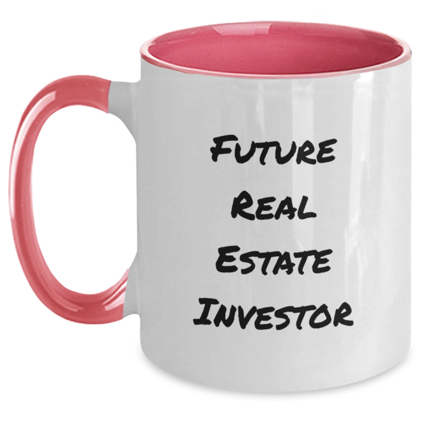 Funny Real Estate Investor Gifts from Men to Future Real Estate Investors, Graduation Unique Gifts, Two Tone Coffee Mug, 'Future is Yours' - Main
