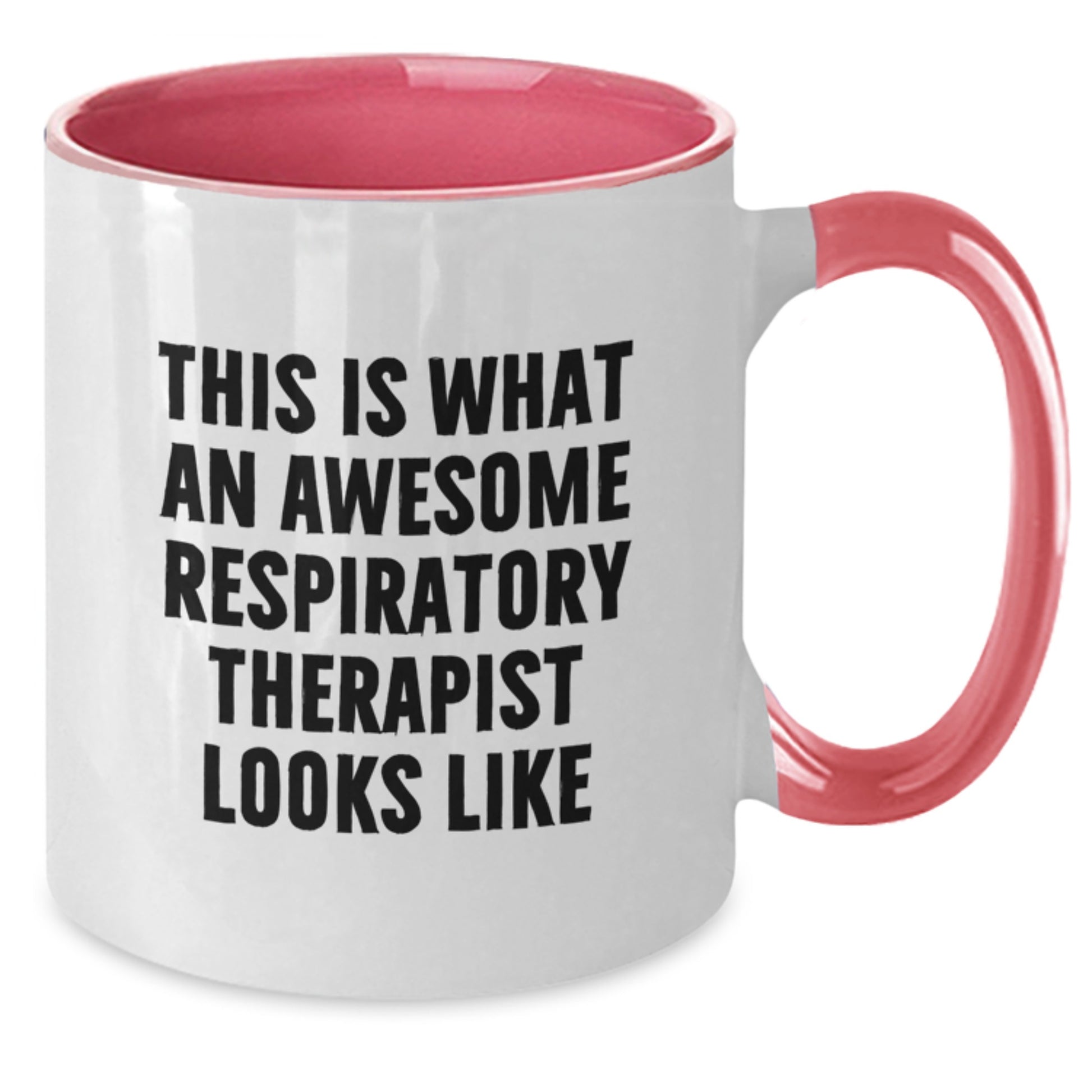 Funny Respiratory Therapist Gifts, This Is What Awesome Looks Like, Two Tone Coffee Mug, Birthday Unique Gifts from Friends to Respiratory Therapist - Additional