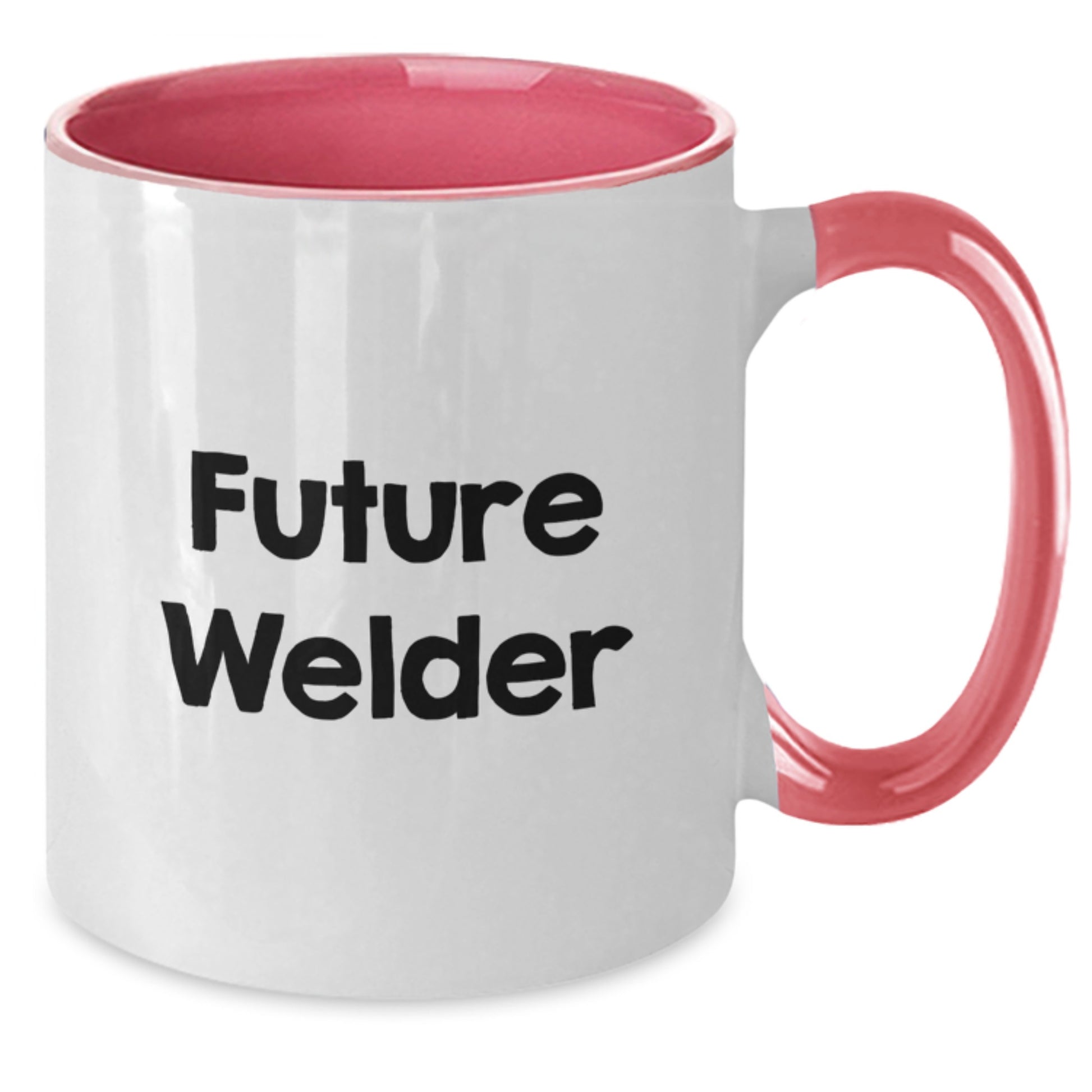 Funny Welder Gifts for Him or Her, Future Welder Quote on Two Tone Coffee Mug, Gifts from Friends or Family on Birthday, 11oz Ceramic Mug - Additional