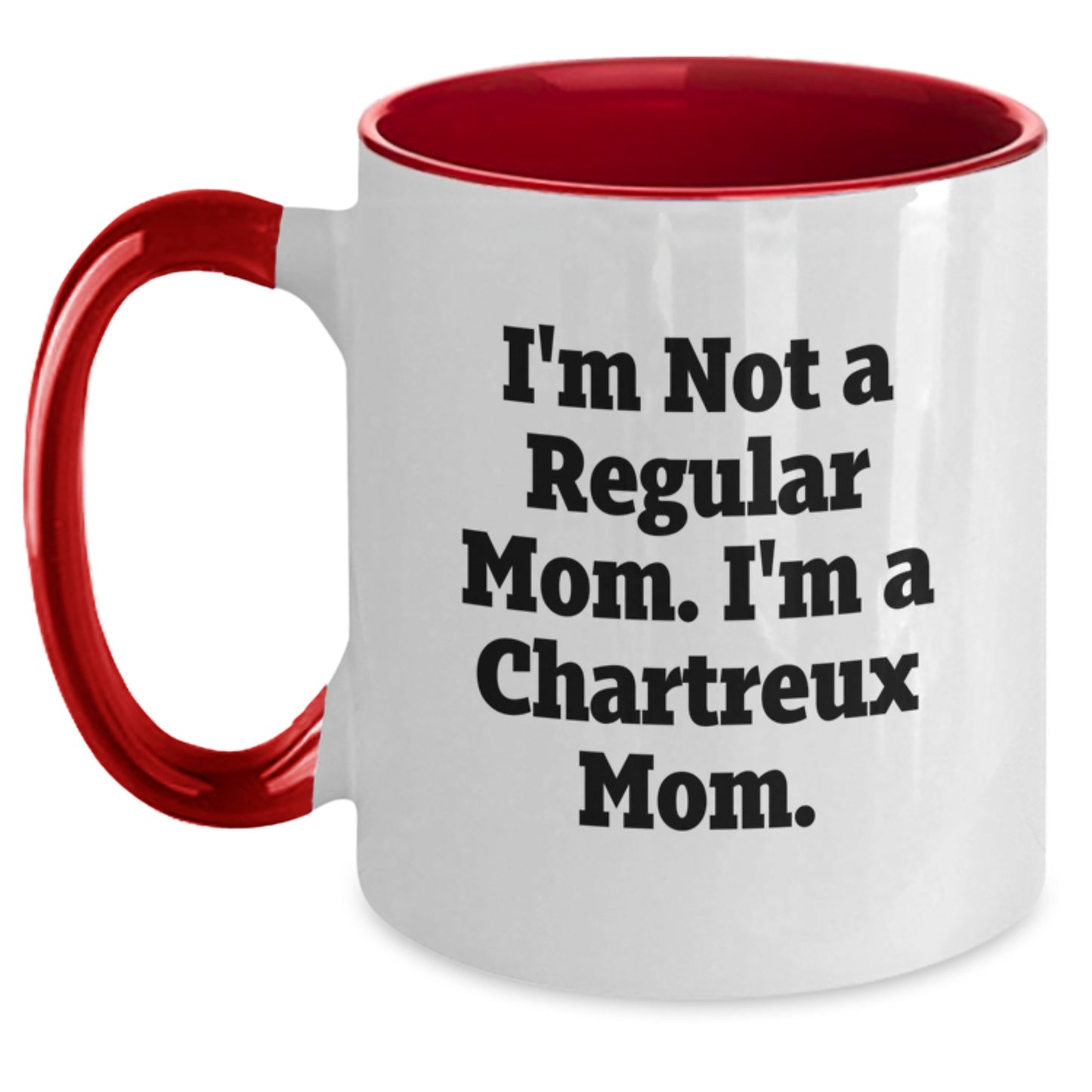 Funny Chartreux Cat Mom Gifts for Graduation - Two Tone Coffee Mug from Mom to Chartreux Cat Lover - Main