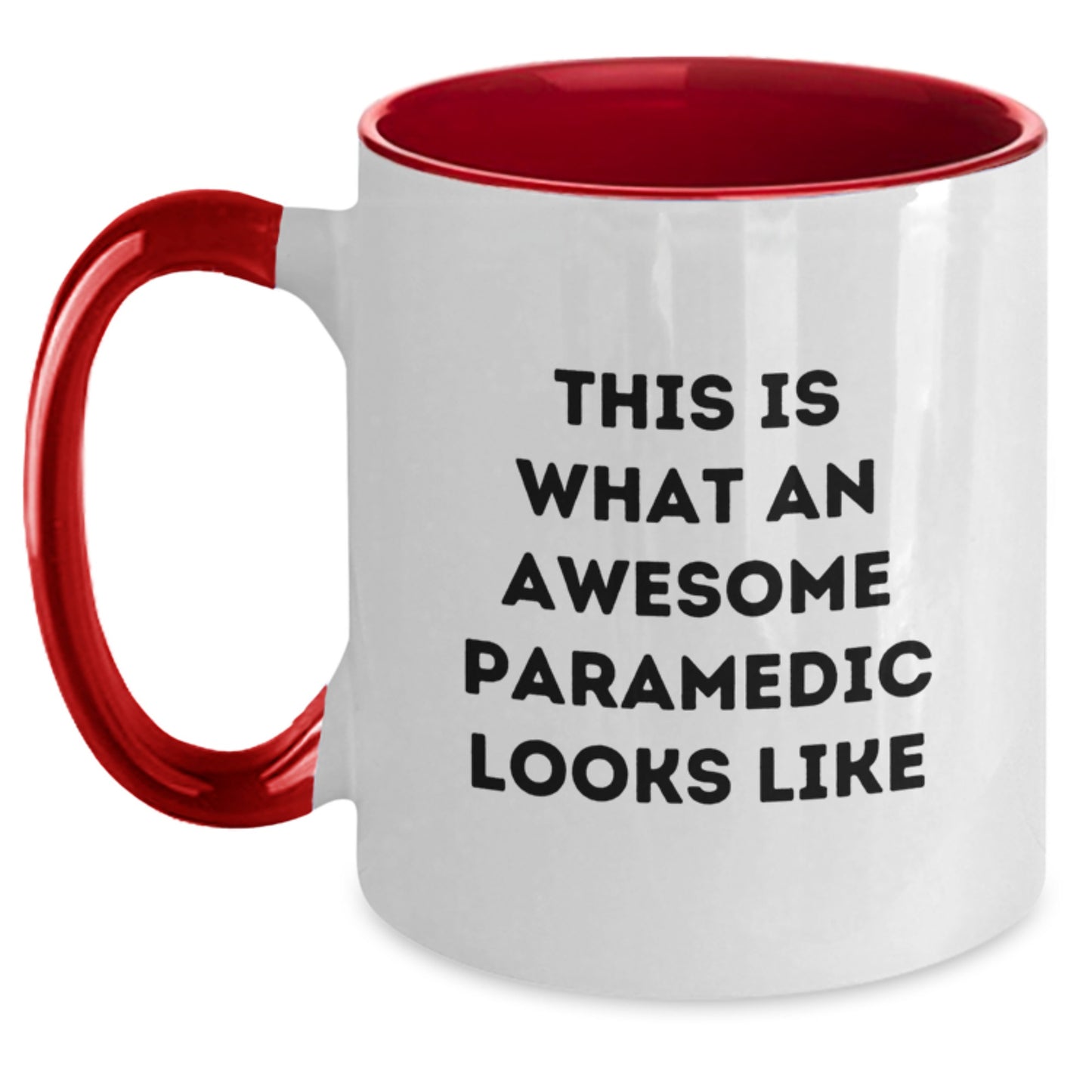 Funny Rescue Worker Quote Two Tone Coffee Mugs, Gifts from Men to Awesome Rescue Workers for Graduation, Rescue Worker Gifts for Women, Friends, Coworkers, Family - Main