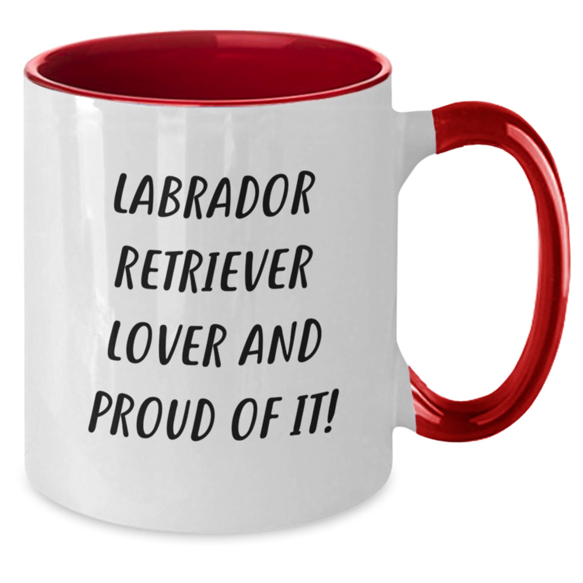 Labrador Retriever Dog Lover Funny Two Tone Coffee Mug Gifts for Men, Women, Friends from Family Birthday - Additional