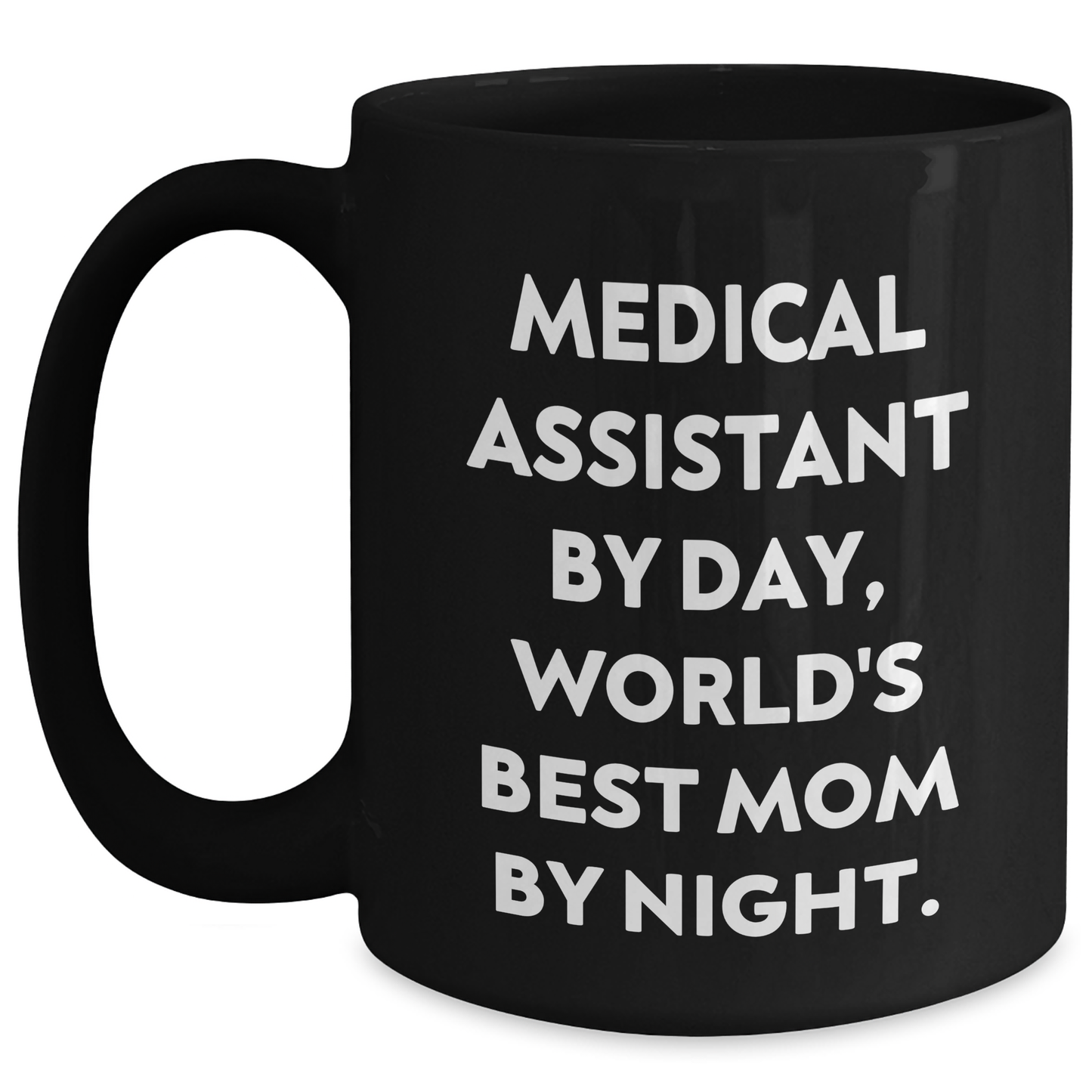 Medical Assistants Rock Gifts for Mom Graduation Black Coffee Mug - Main