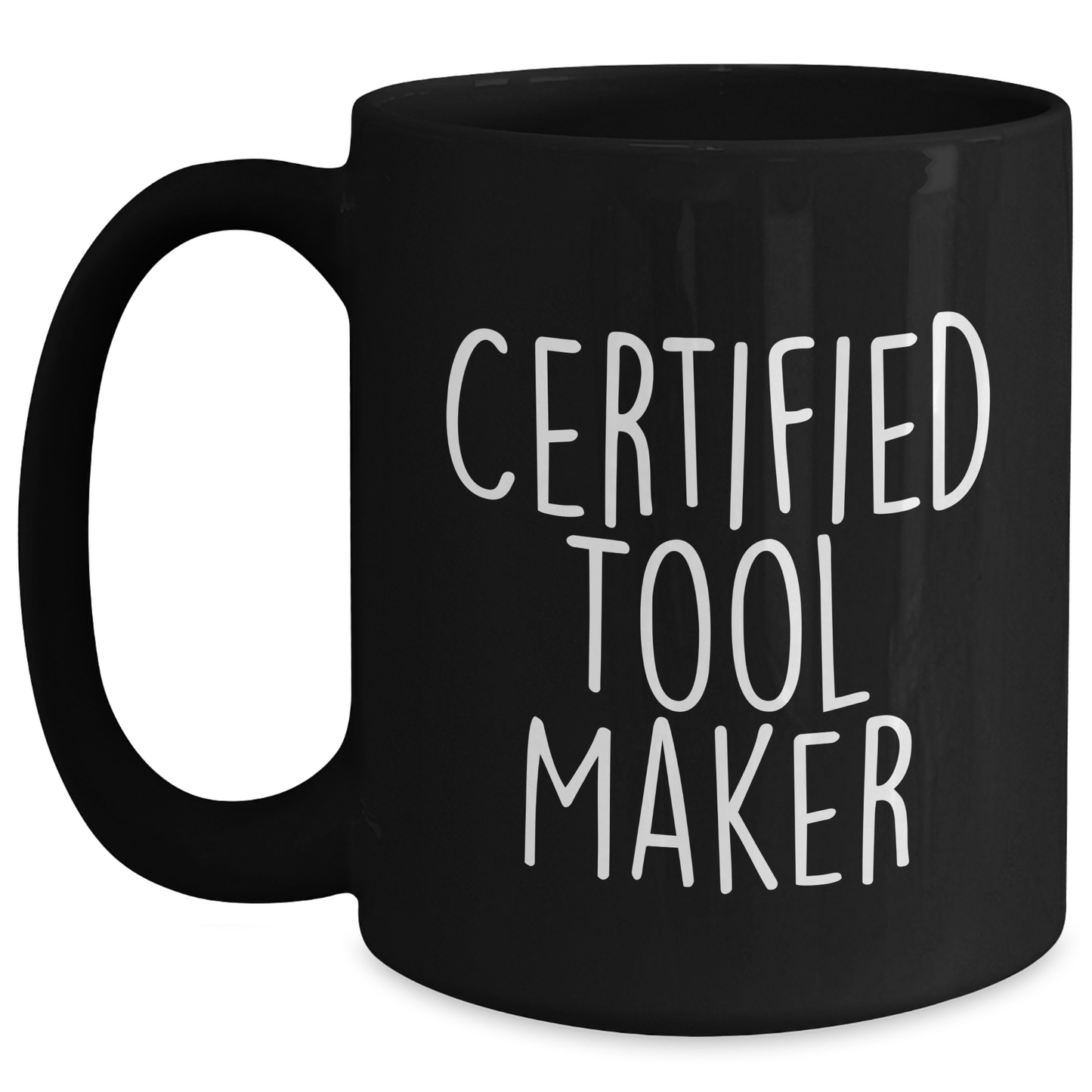 Funny Tool Maker Gifts from Men - 'Tools for Life' Black Coffee Mug for Father's Day - Main