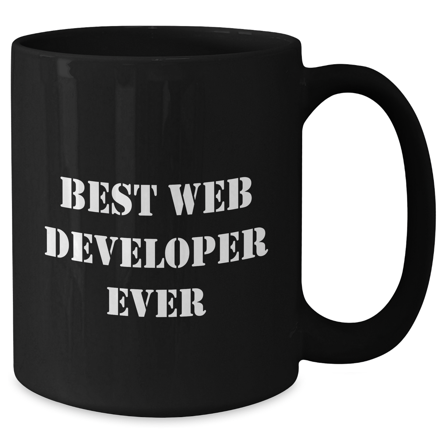 Funny Web Developer Gifts from Friends for Him - Best Web Developer Ever Quote Black Coffee Mug, Graduation Unique Gifts - Additional