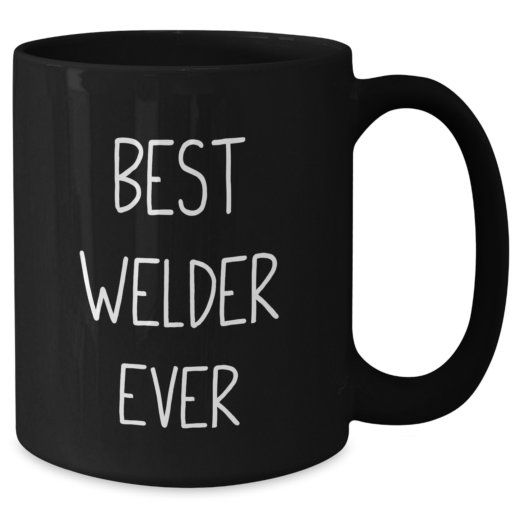 Welder Gifts from Friends, Funny 'Best Welder Ever' Black Coffee Mug for Graduation - Additional