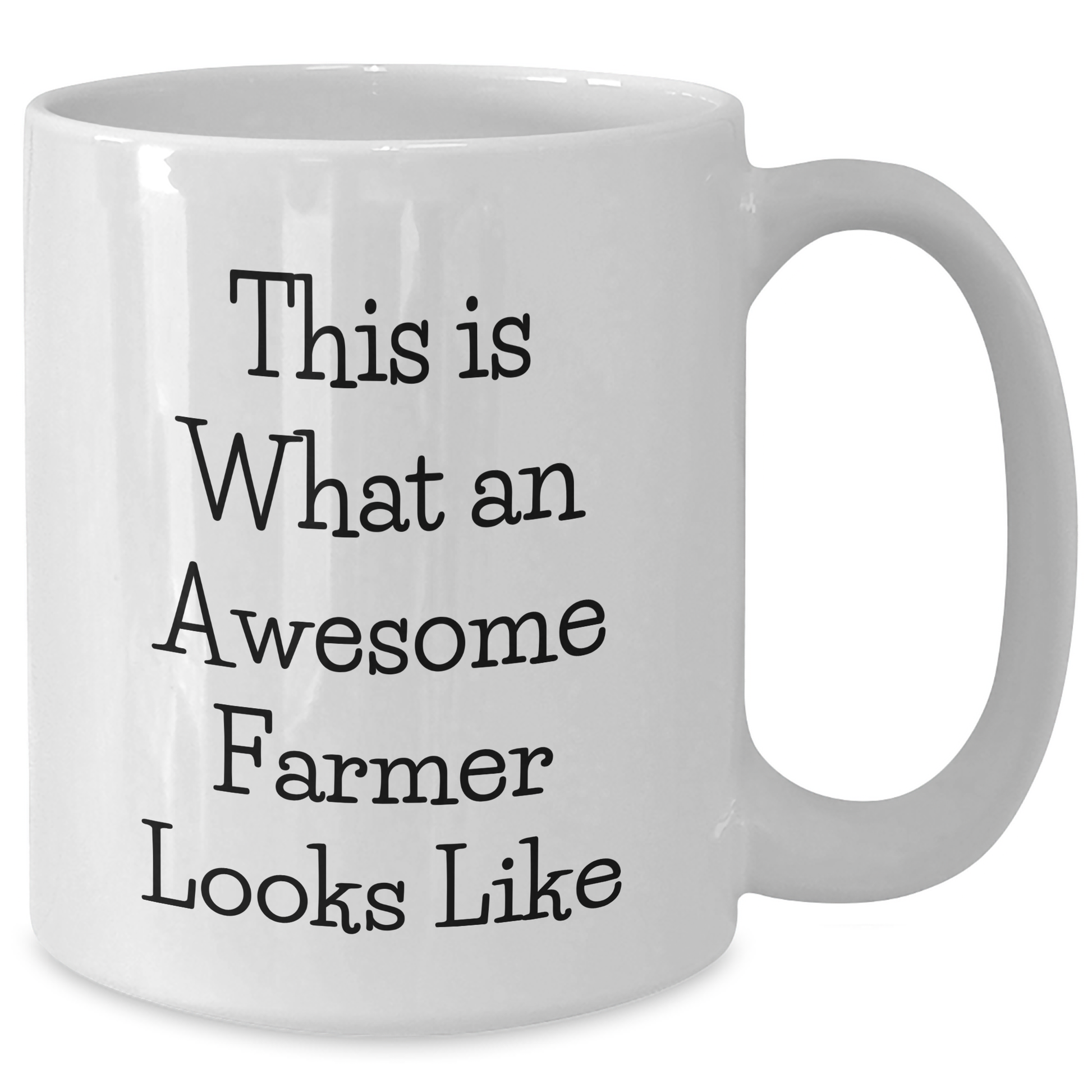 Funny Farmer Gifts from Friends and Family, Inspirational White Coffee Mug for Graduate Farmers, 'This Is What An Awesome Farmer Looks Like' Quote, Gifts for Farmer Men and Women - Additional