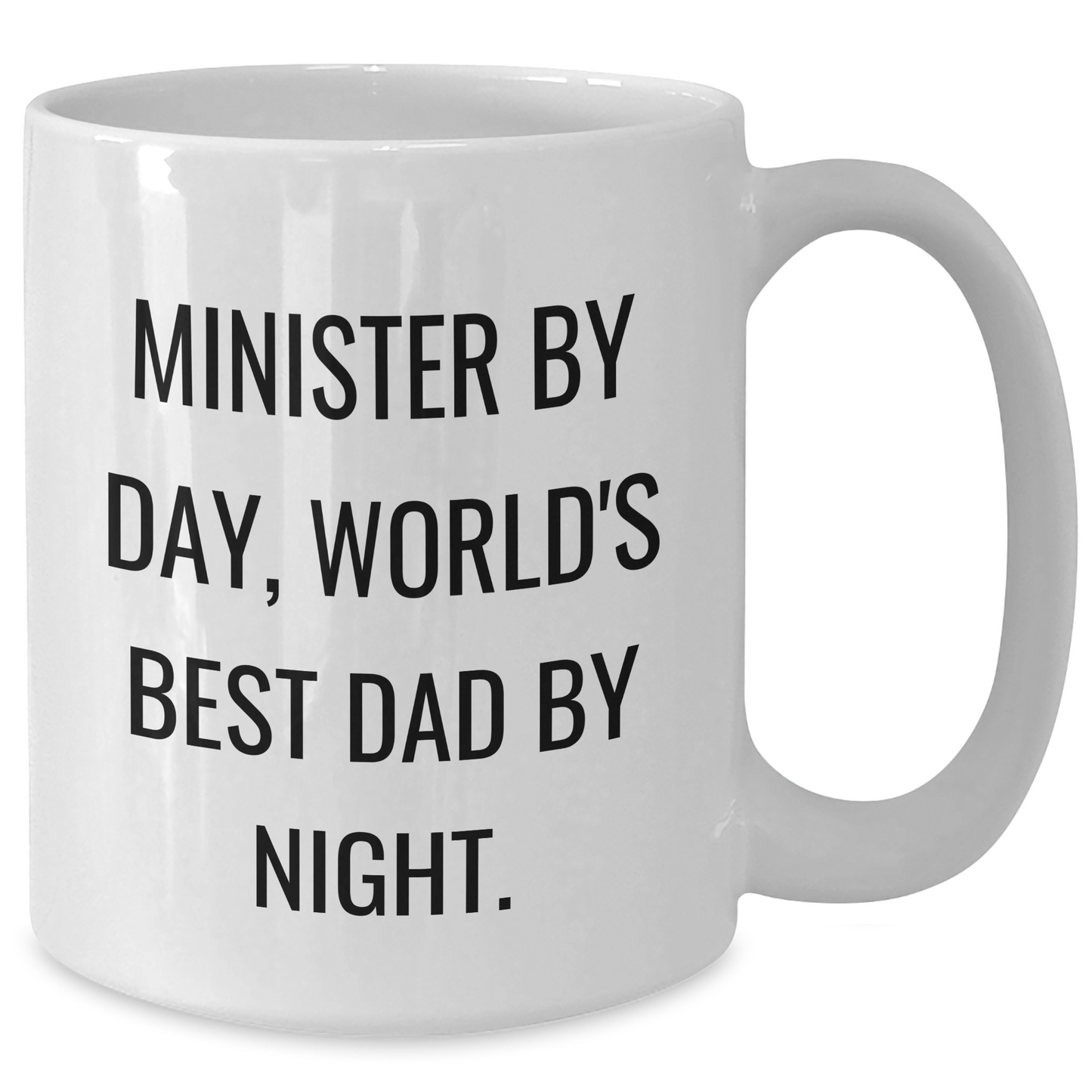 Minister Gifts, Funny White Coffee Mug, Father's Day Unique Gifts from Men to Minister - Additional