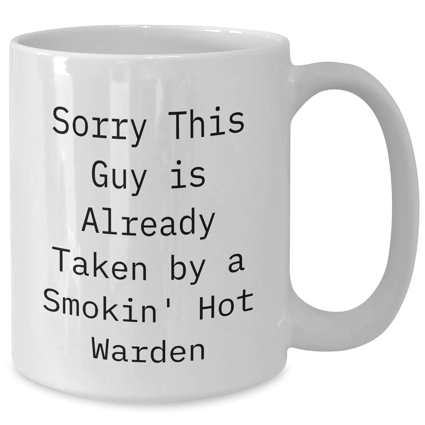 Warden's Favorite White Coffee Mug, Funny Quotes for Dad's Special Day, Gifts from Friends for Warden, 11oz or 15oz Capacity, Microwave and Dishwasher Safe - Additional