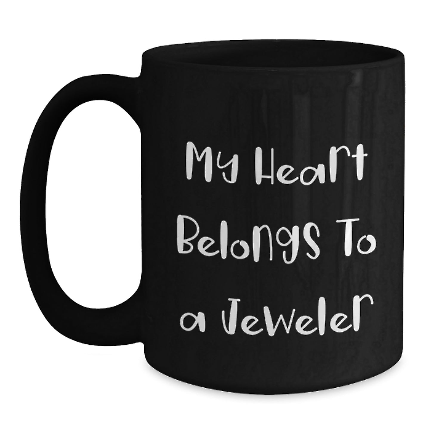 Funny Jeweler Gifts from Family for Jeweler's Graduation Unique Black Coffee Mug - Main
