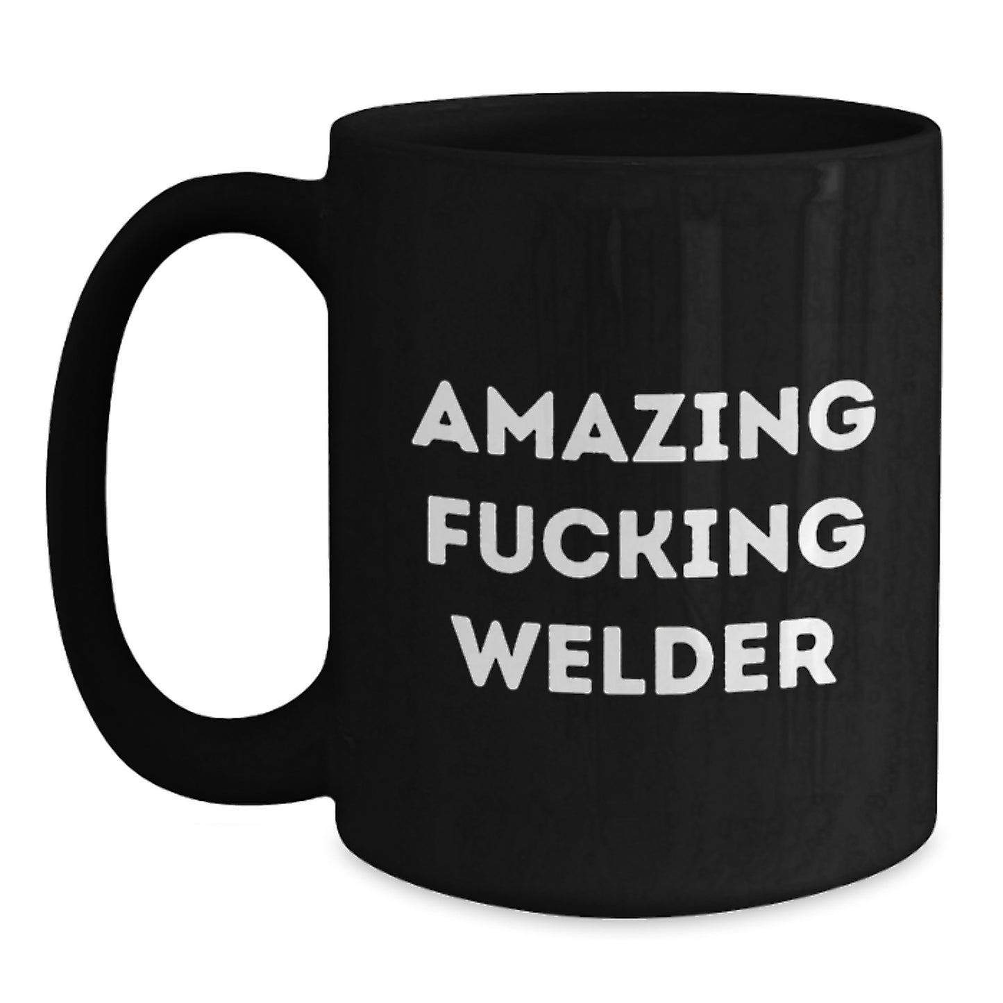 Funny Welder Gifts for Him from Friends - Amazing Black Coffee Mug for Graduation - Main