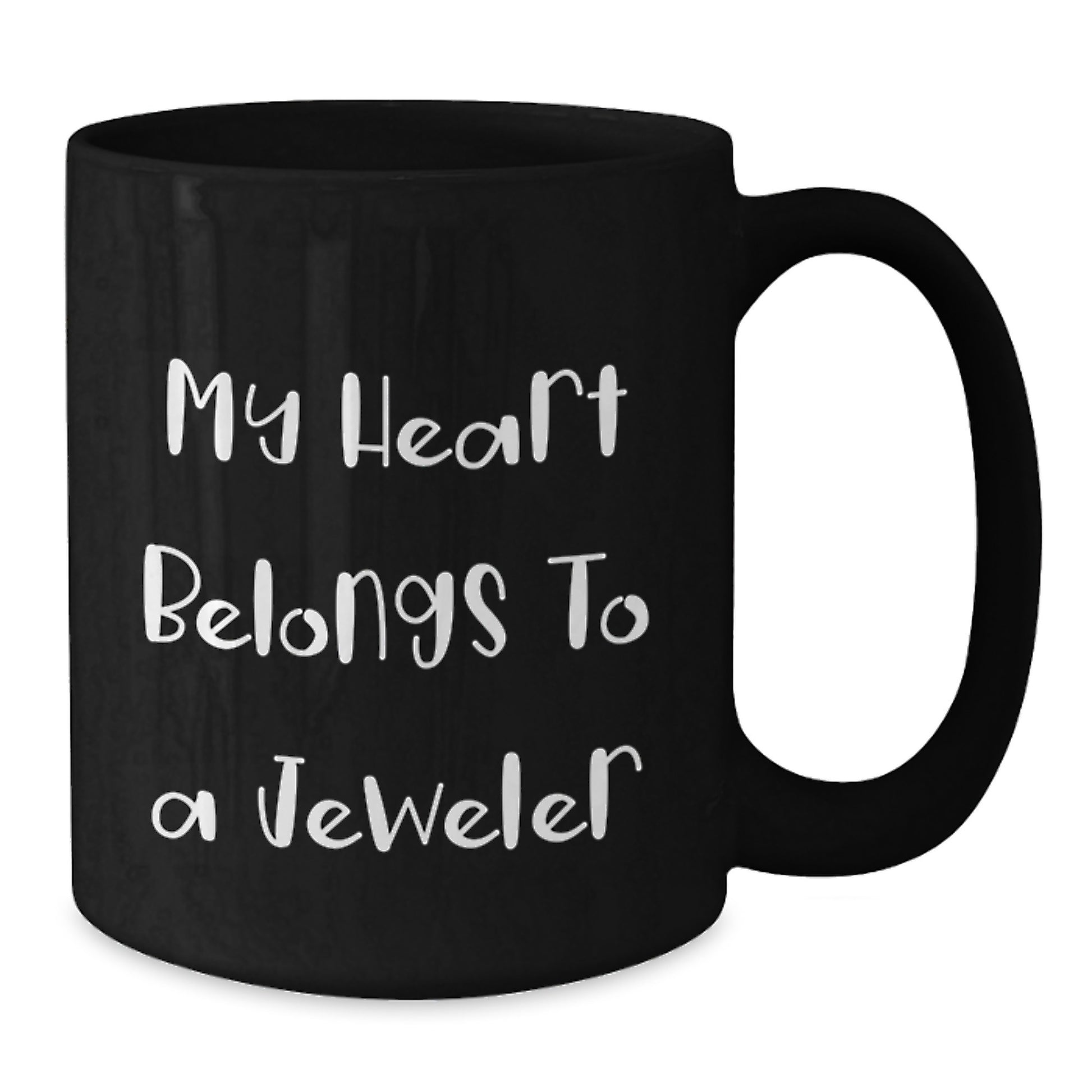 Funny Jeweler Gifts from Family for Jeweler's Graduation Unique Black Coffee Mug - Additional