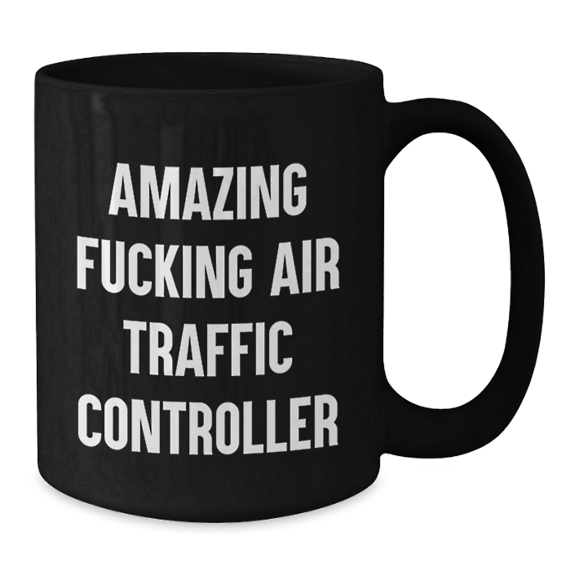Funny Air Traffic Controller Gifts for Men from Friends - Amazing Quote on Black Coffee Mug, Graduation Unique Gifts - Additional