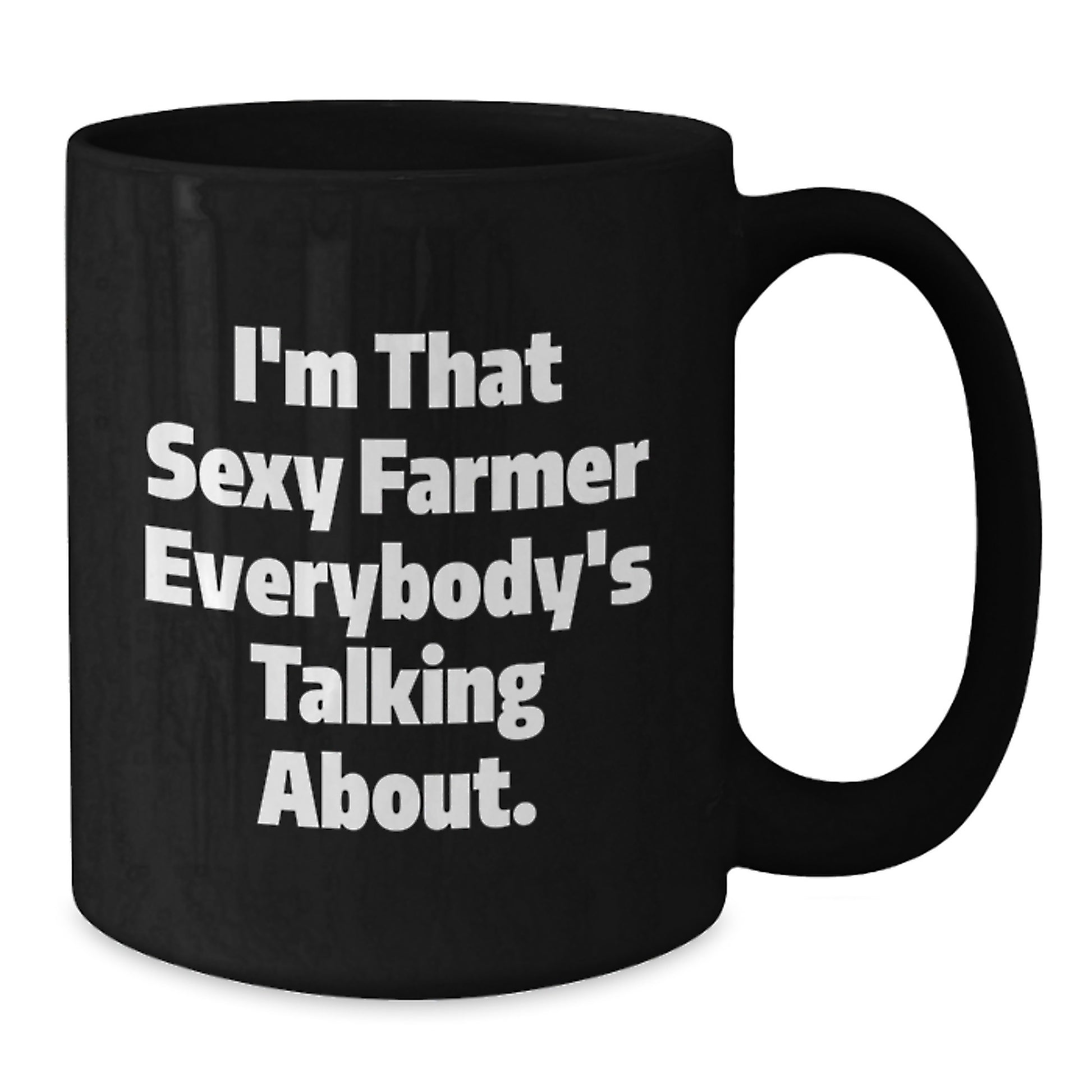 Farmer Gifts, Funny Black Coffee Mug, Gifts from Men, Gifts for Farmers, Graduation Unique Gifts - Additional